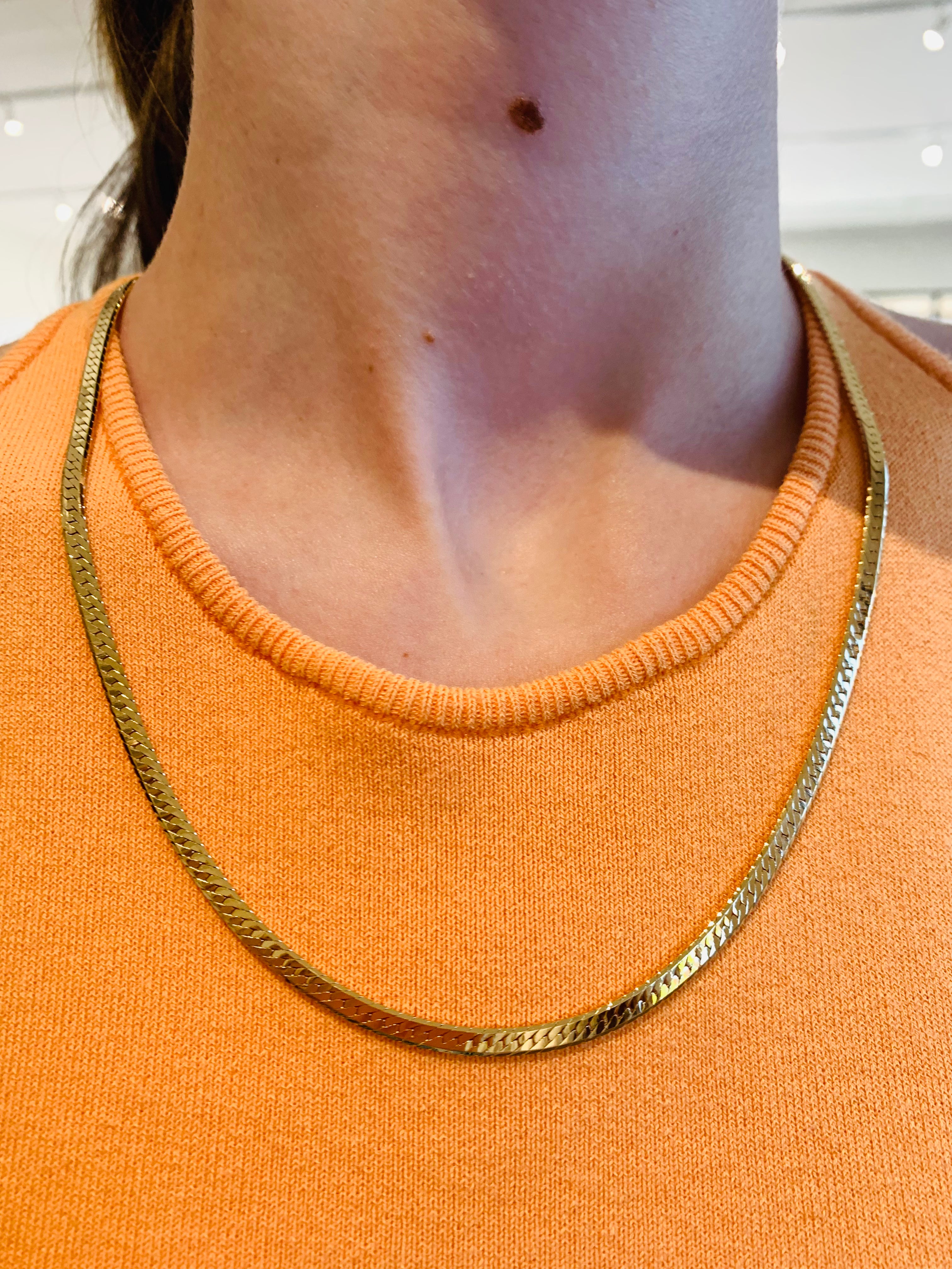 Sparkle for the Soul Herringbone Necklace