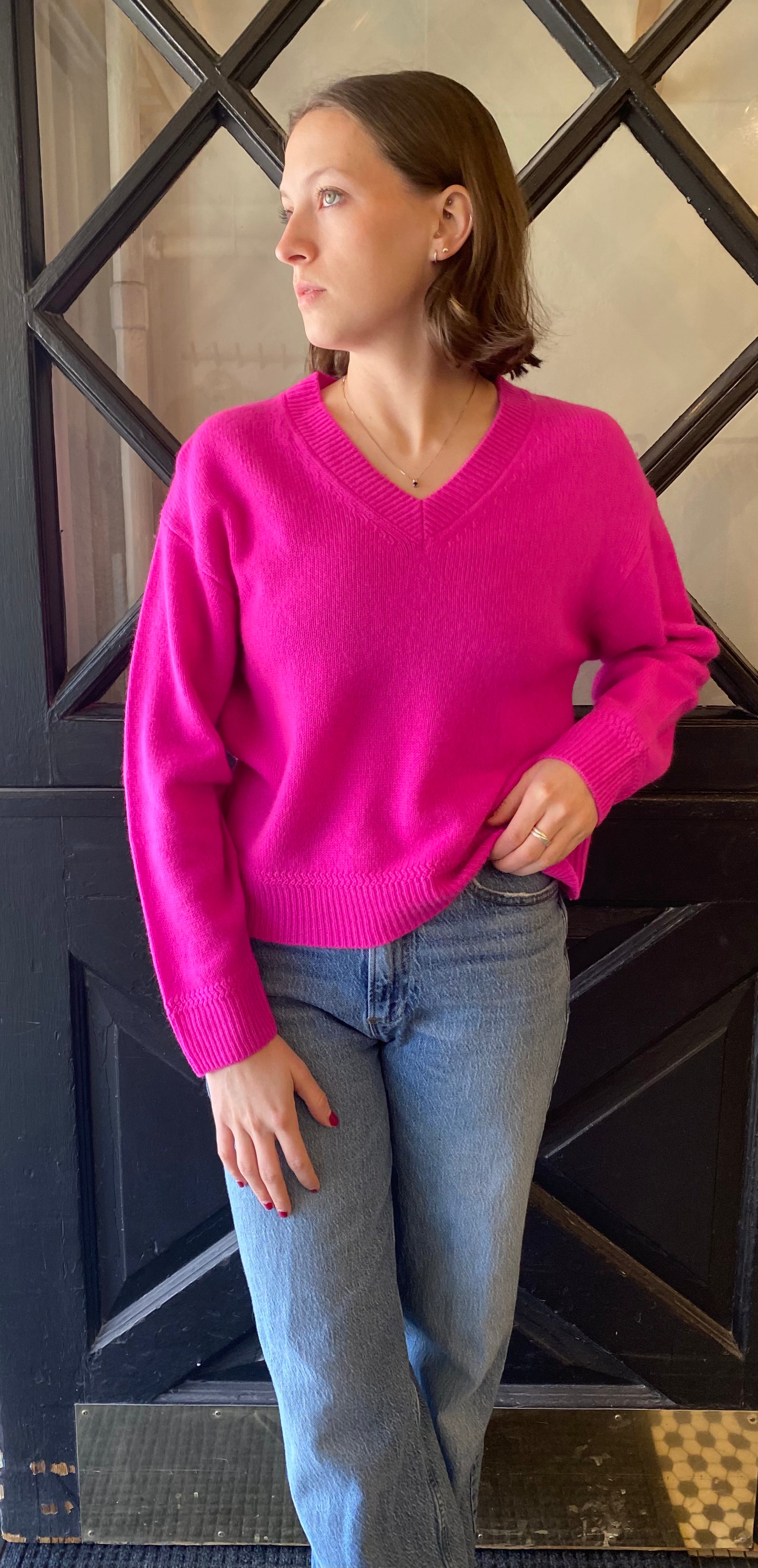 Catherine's Cashmere Julia V-Neck Sweater