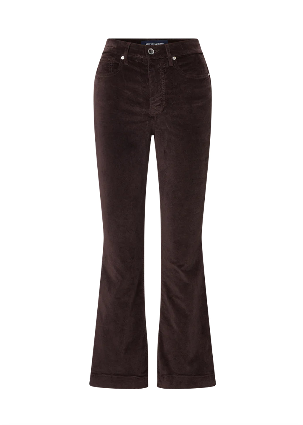 Veronica Beard Carson Velvet Kick-Flare Pant