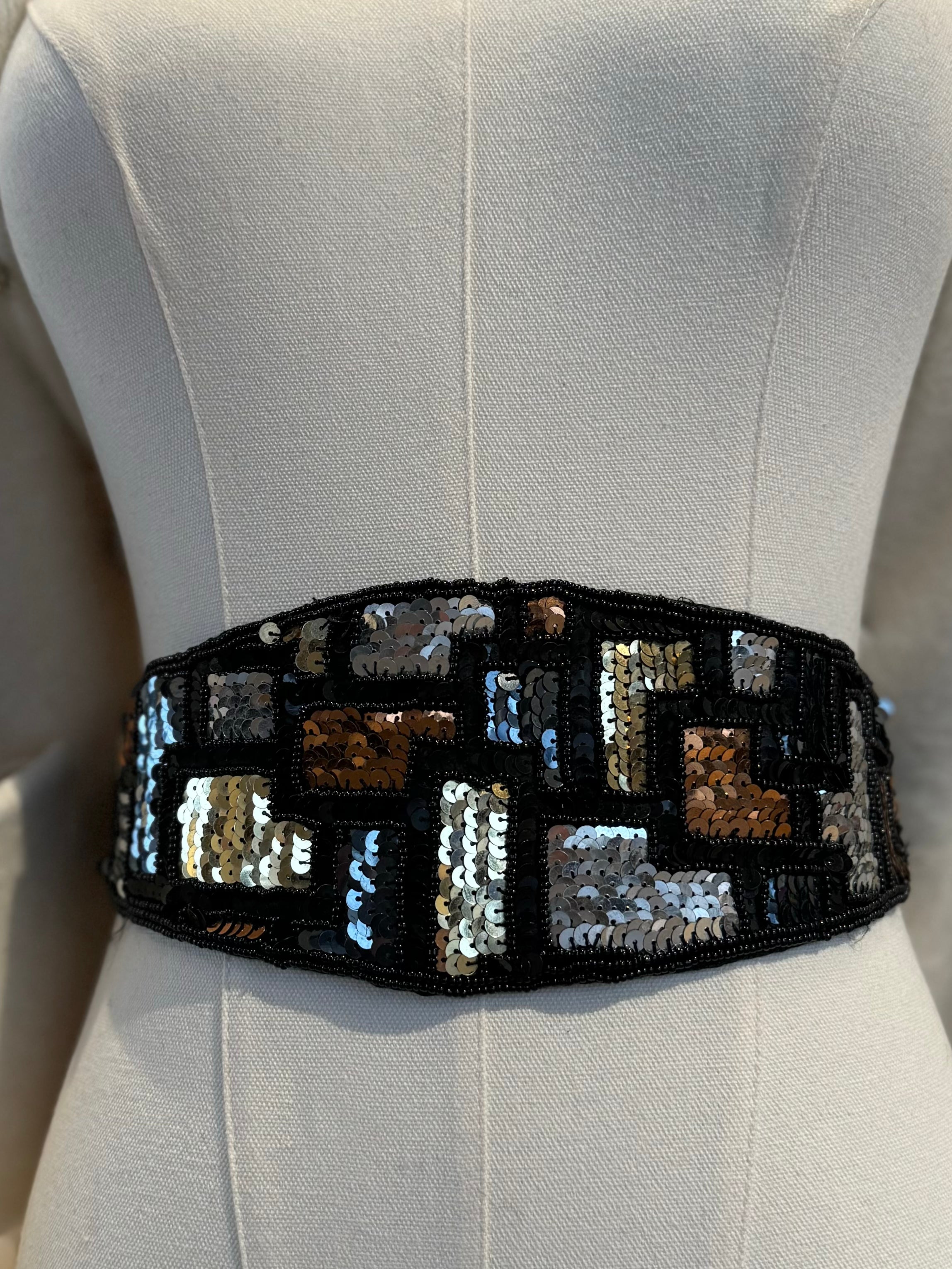 Paris Flea Market Sequin Belt #96