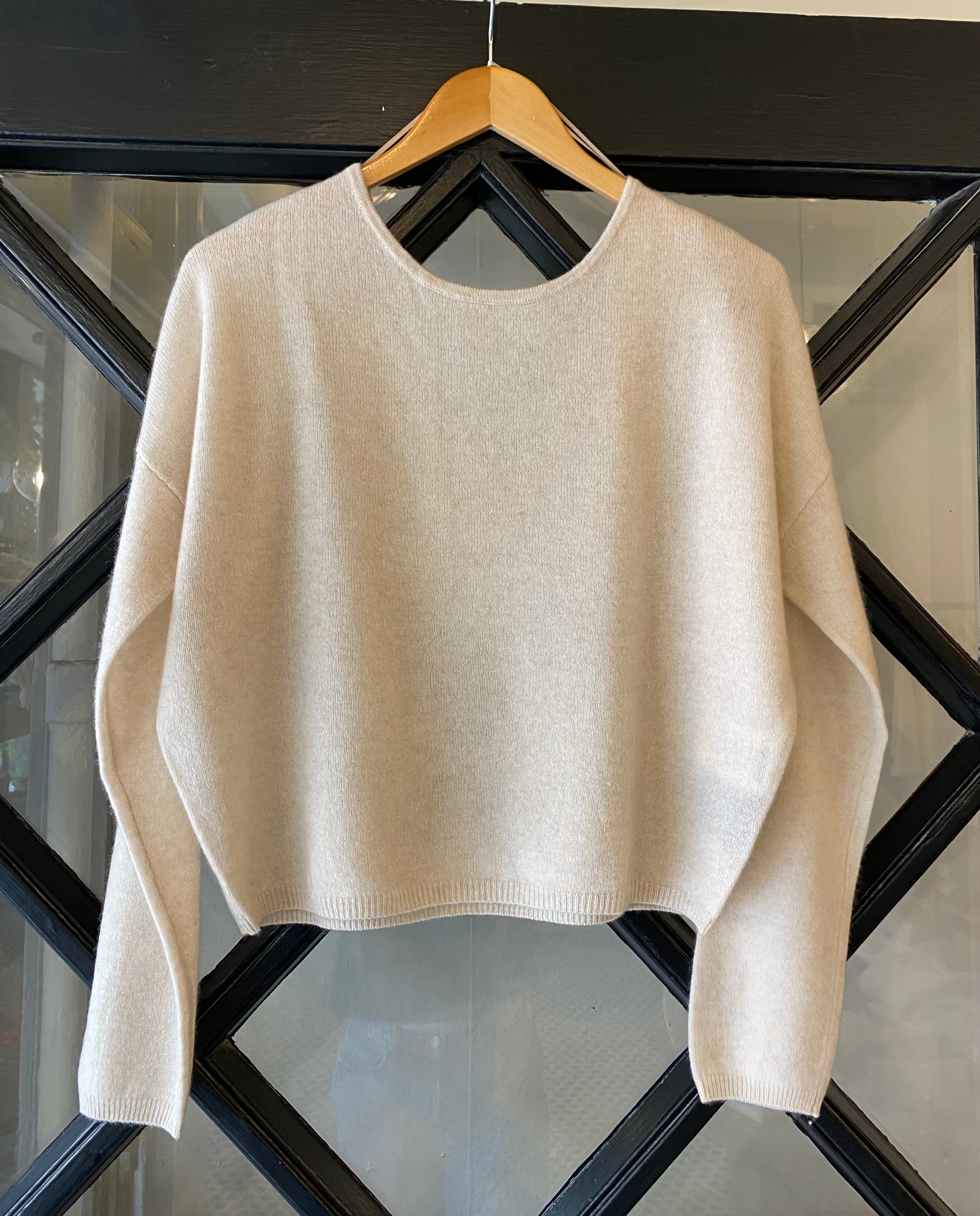 Catherine's Cashmere Candace Sexy Back Sweater