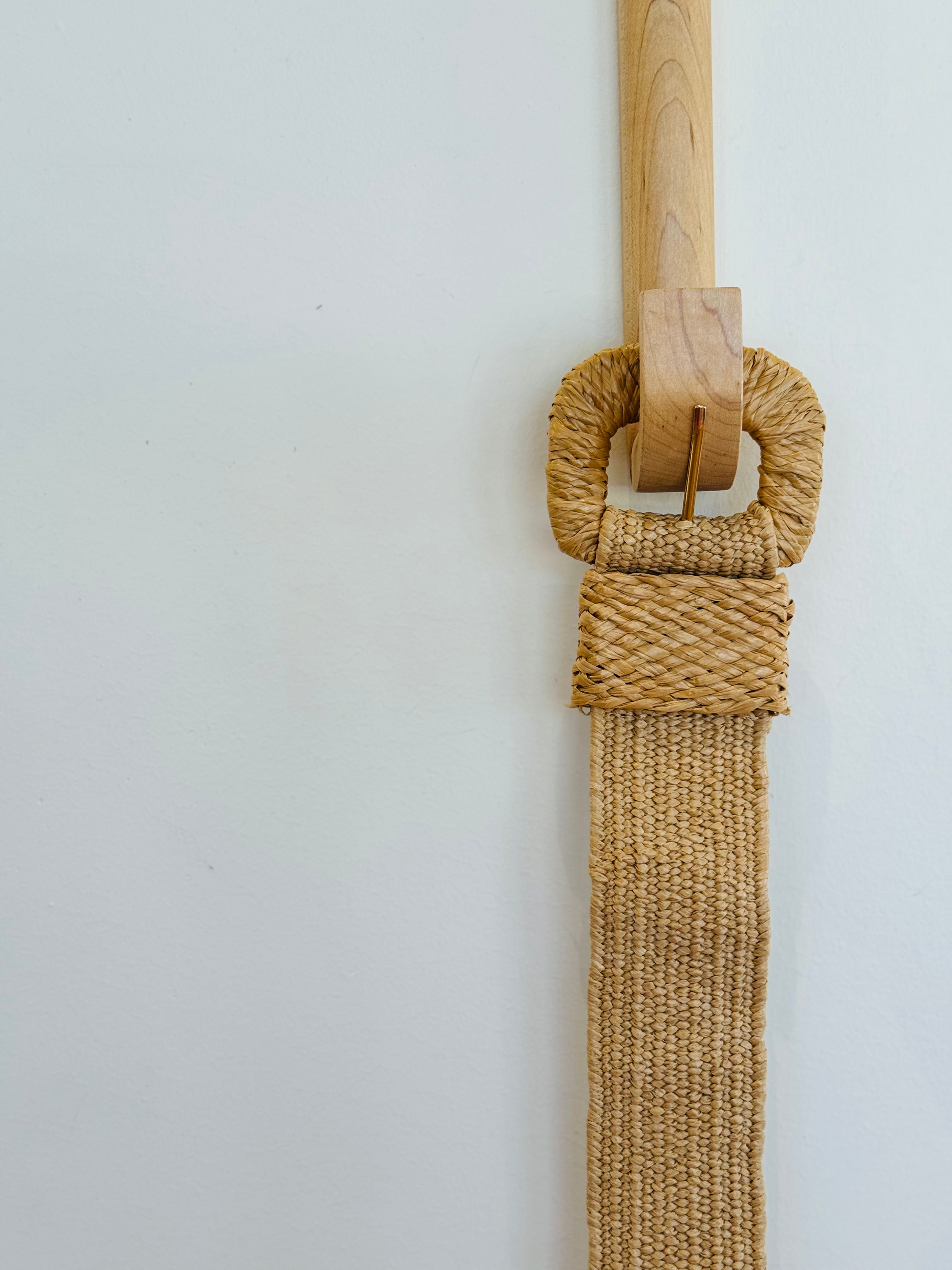 Raffia Stretch Belt