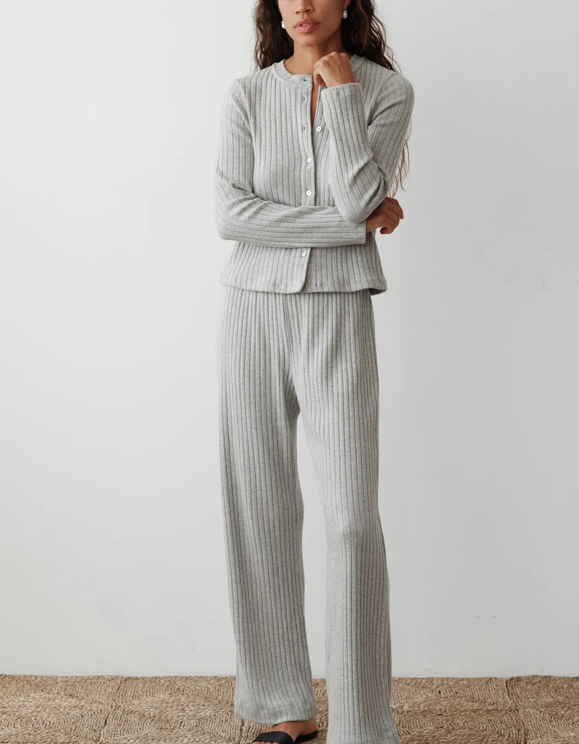 DONNI. The Sweater Rib Simple Pant 2041033