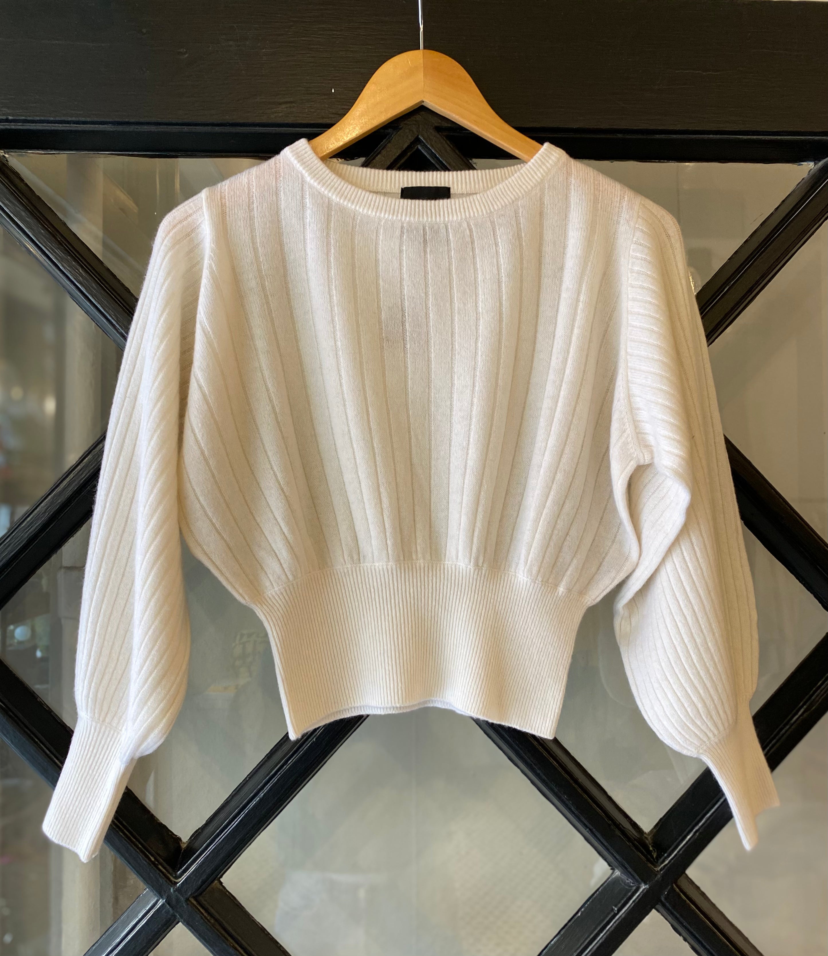 Catherine's Cashmere Clara Lux Balloon Sleeve Sweater