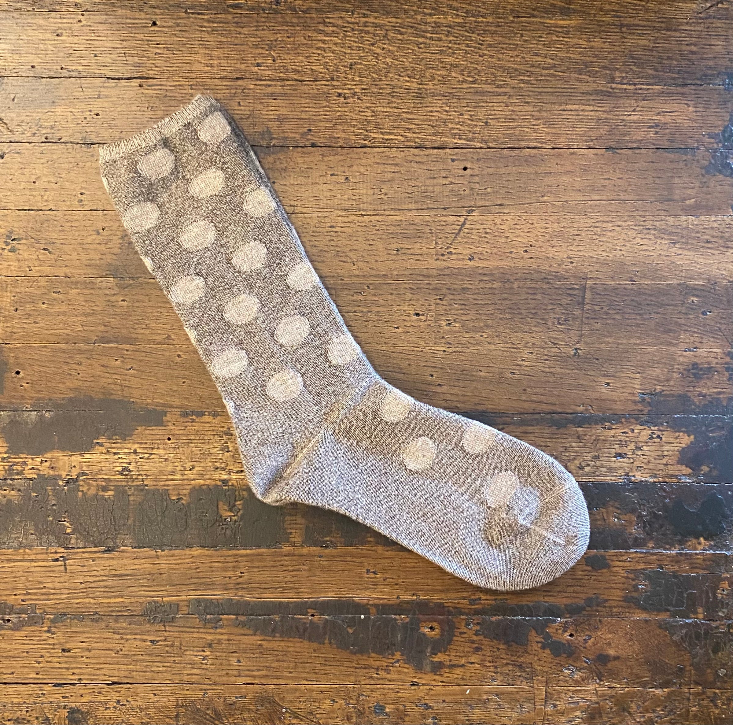 ILUX Condotta Reverse Dot Crew Sock