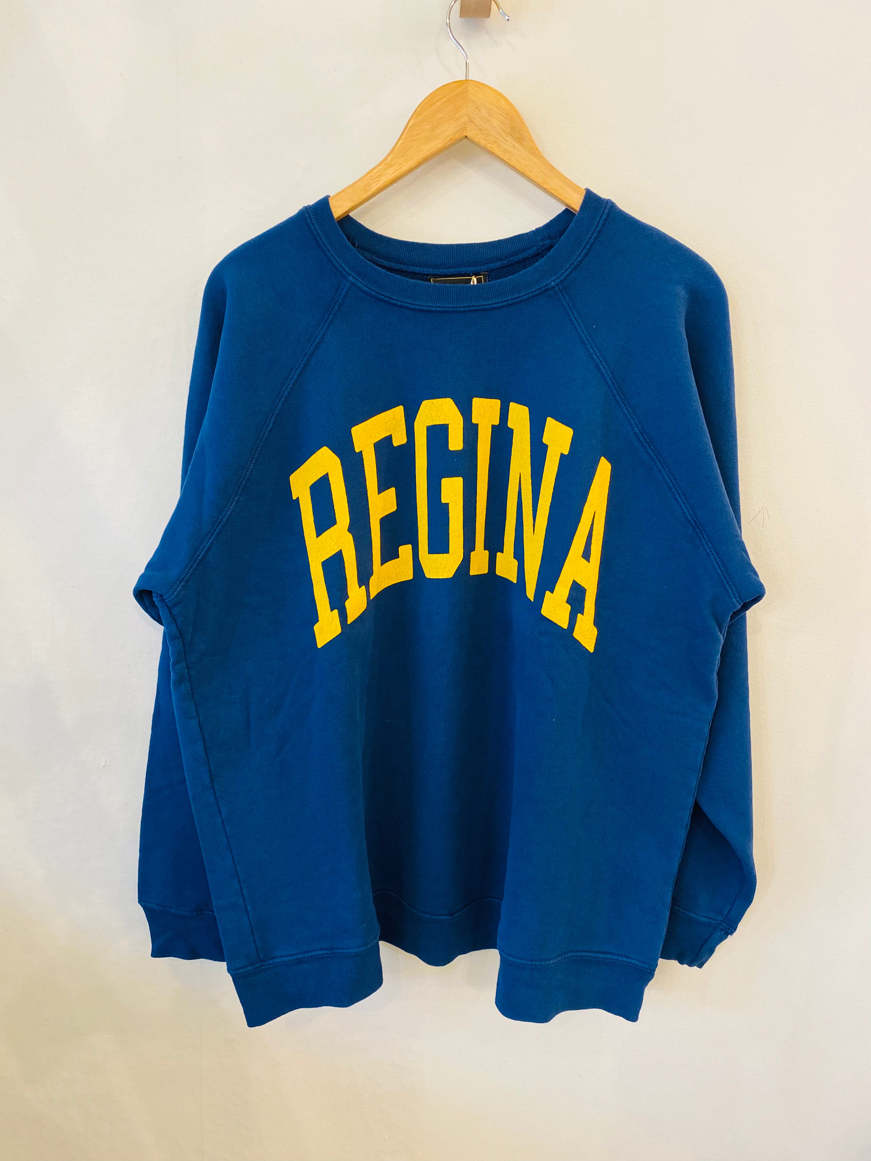 Retired Retro Brand Vintage Regina Sweatshirt - Crinkle Lettering