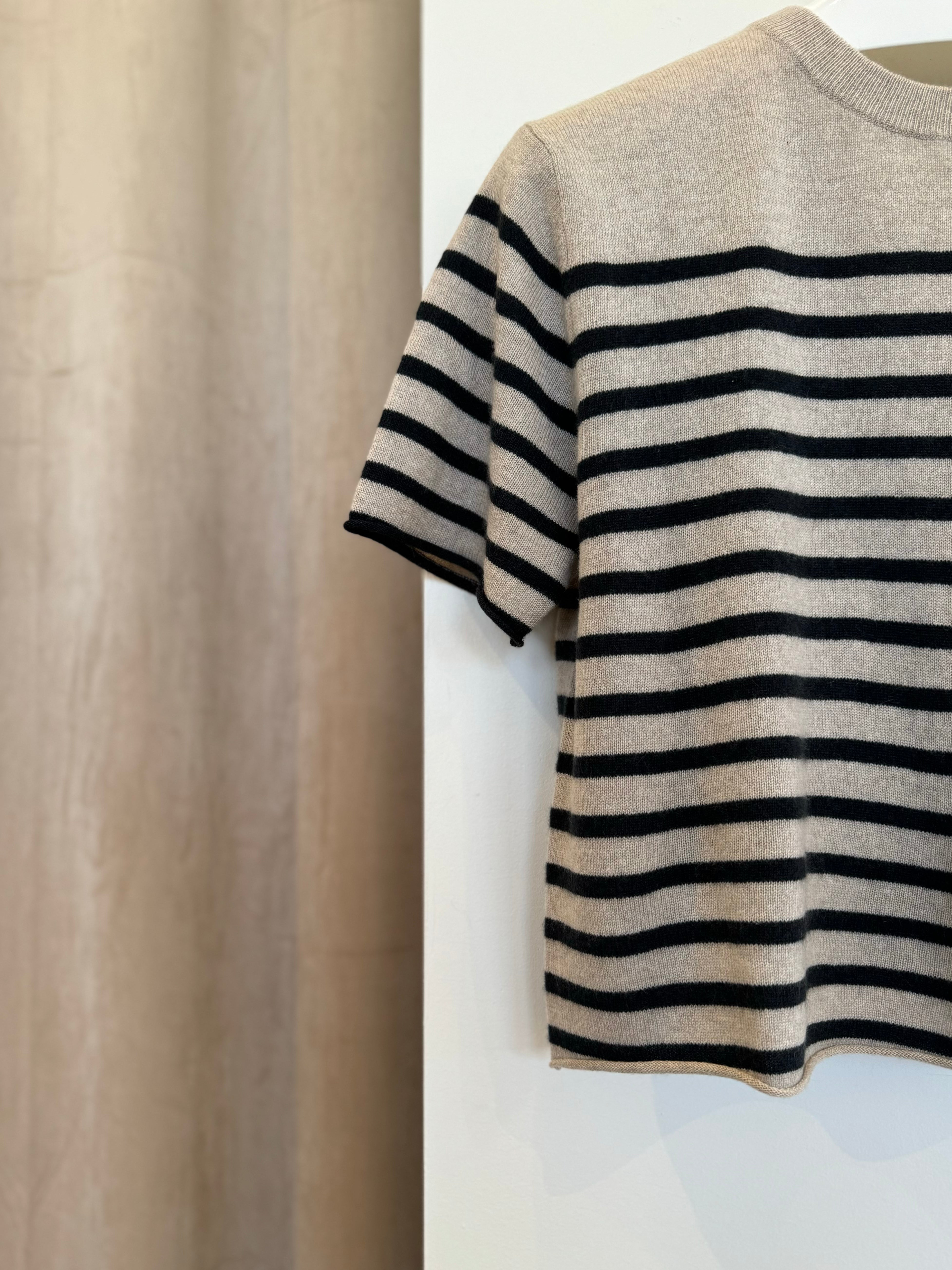 Lisa Yang Cila Cashmere Stripes T-Shirt