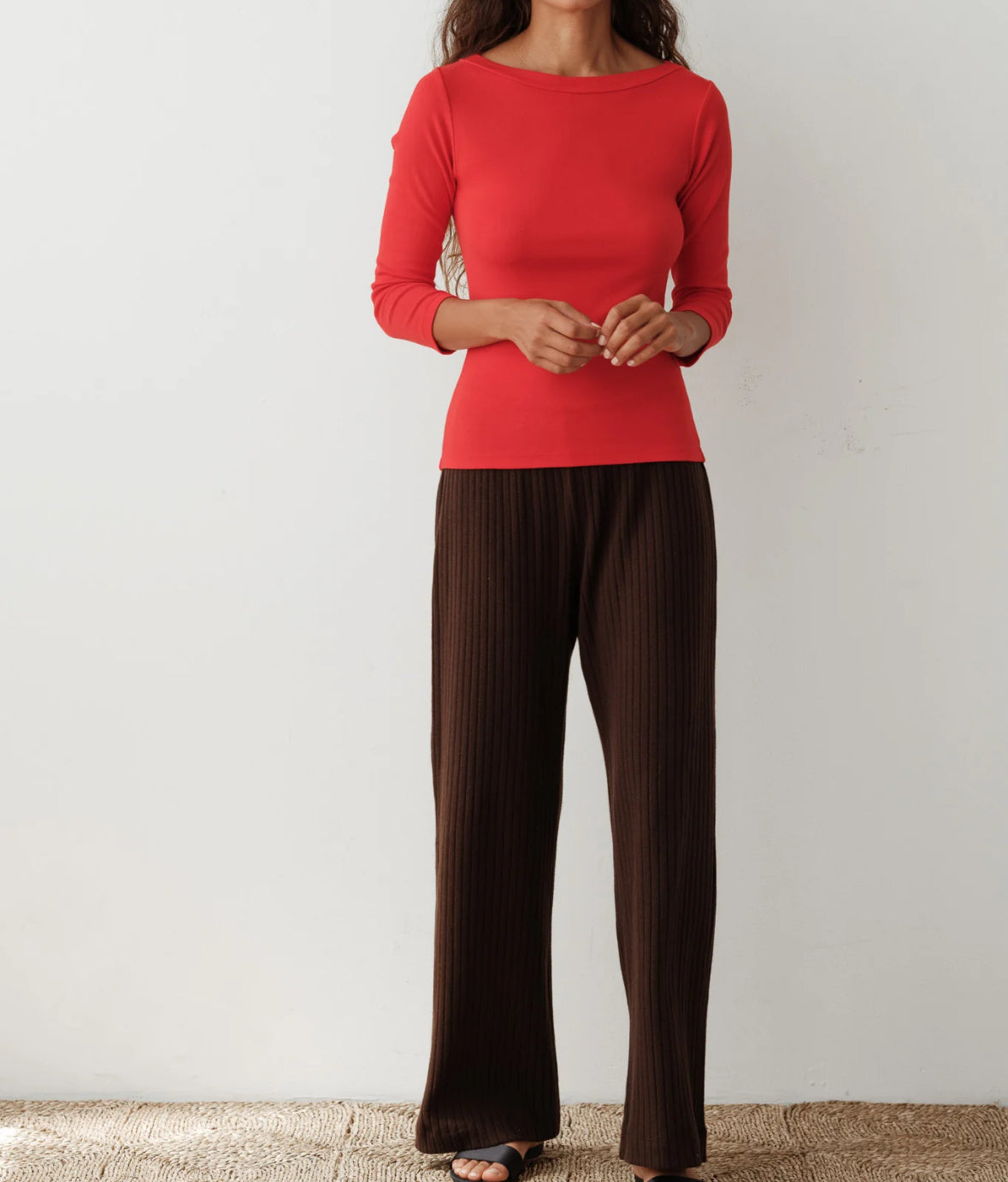 DONNI. The Sweater Rib Simple Pant 2041033