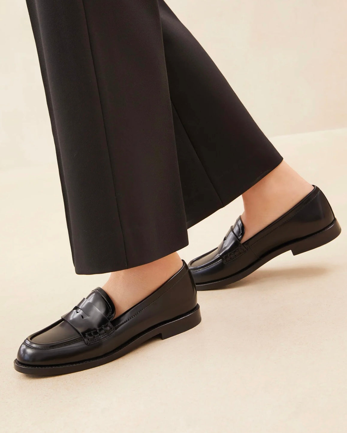 Loeffler Randall Rachel Black Leather Loafer