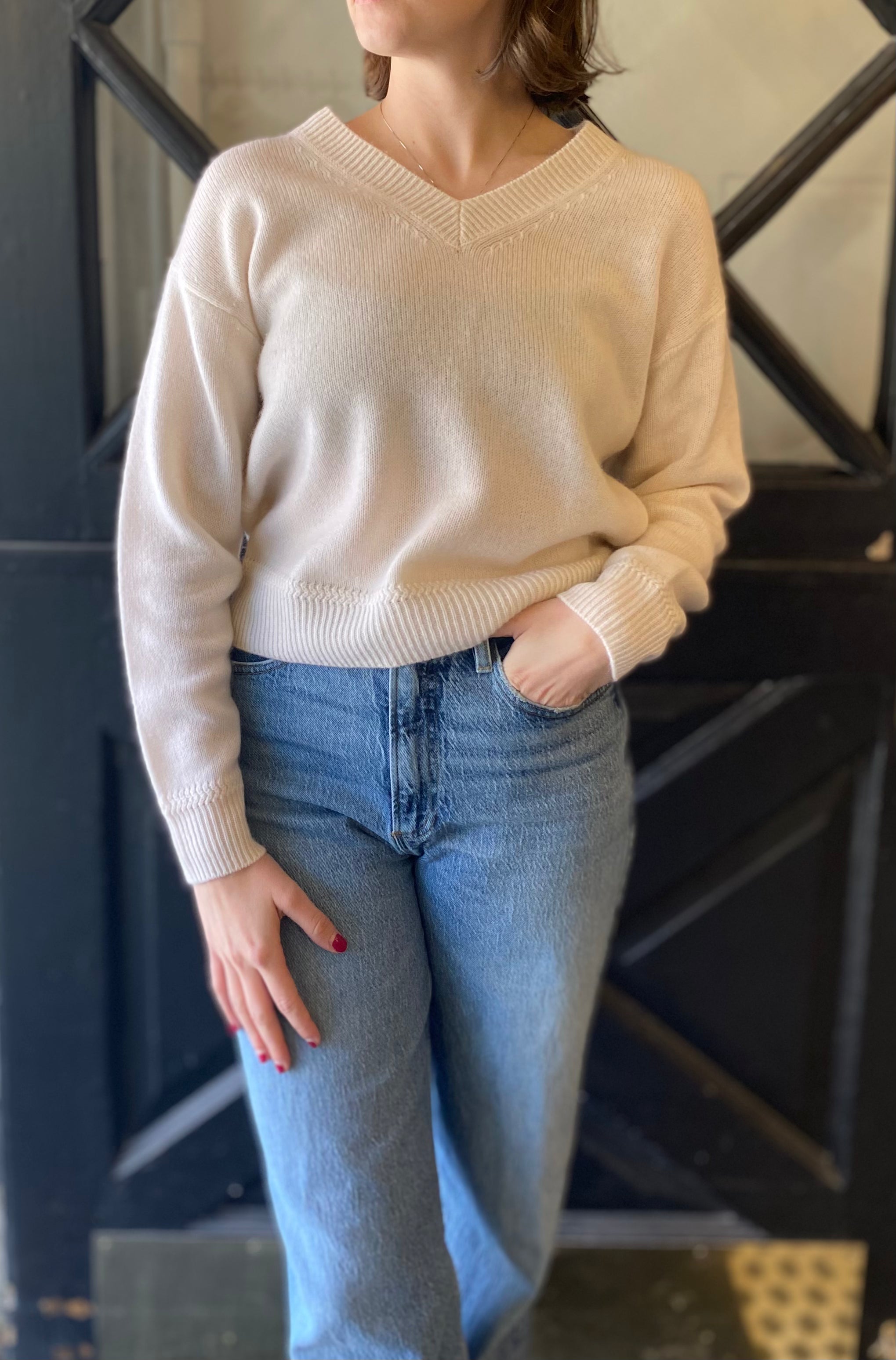 Catherine's Cashmere Julia V-Neck Sweater