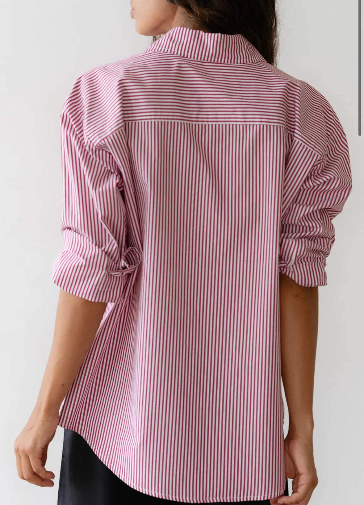 DONNI. The Stripe Pop Shirt 1010036