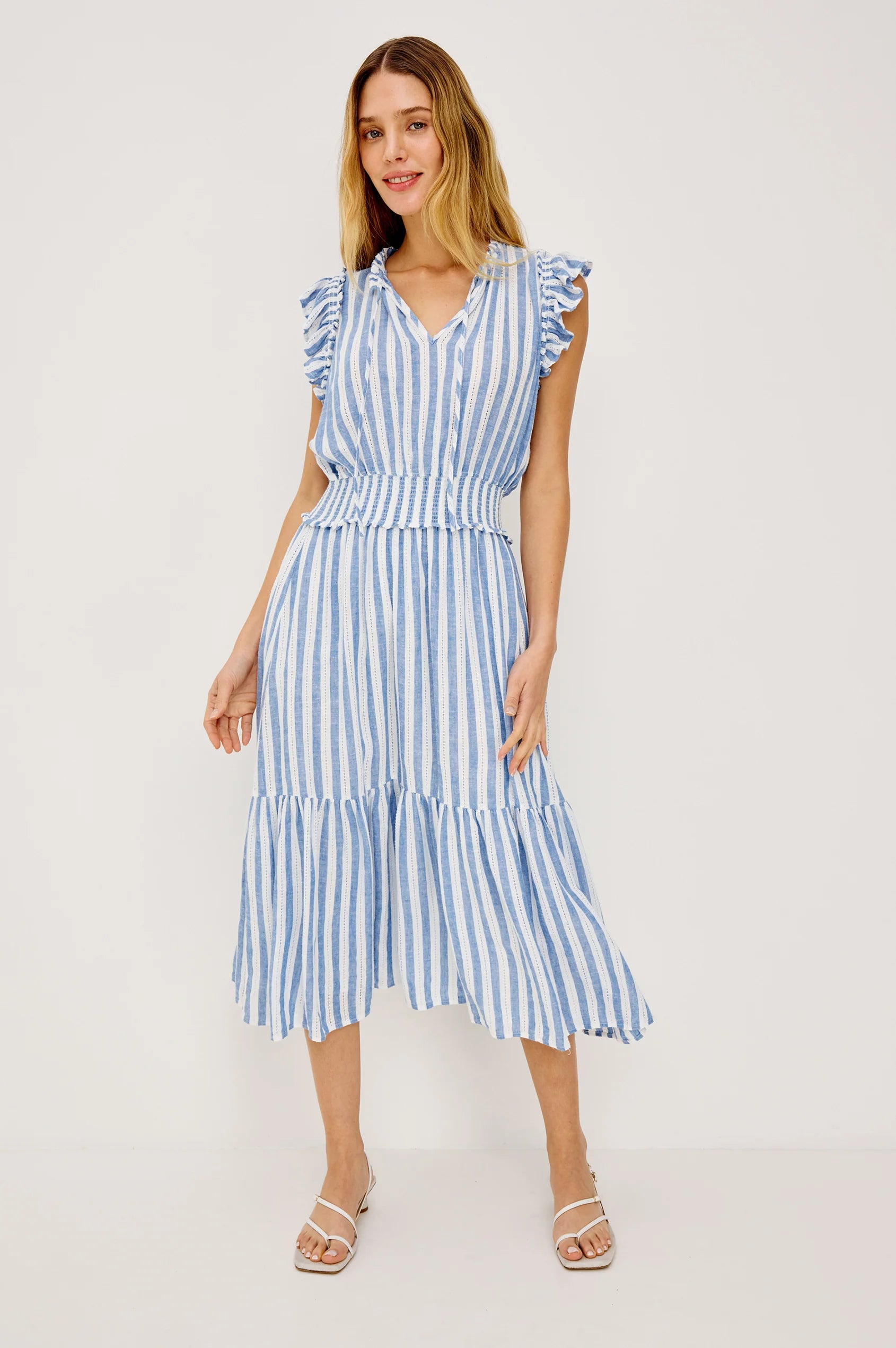 Rails Garden Dress Atlantis Stripe