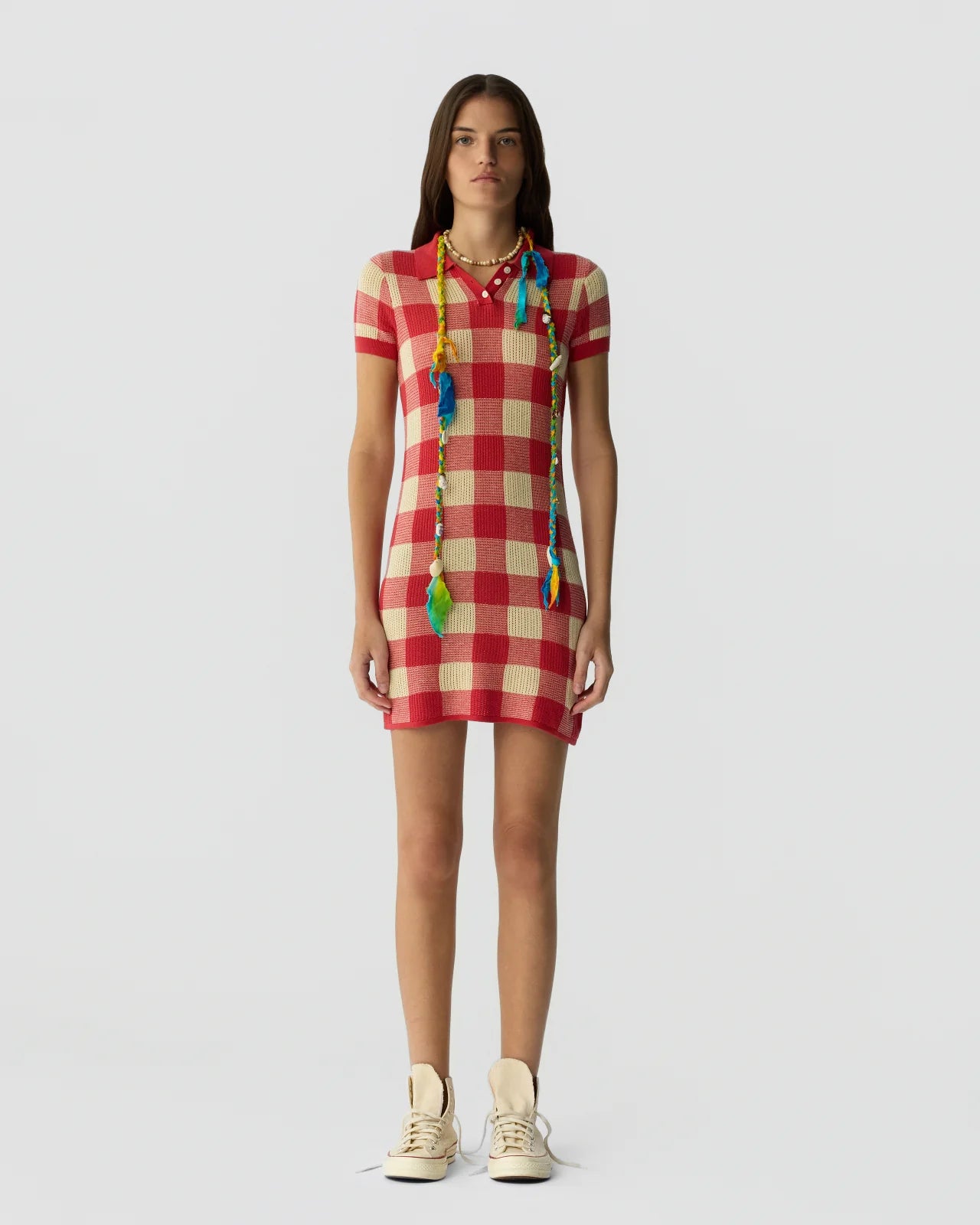 Guest in Residence Gingham Polo Dress