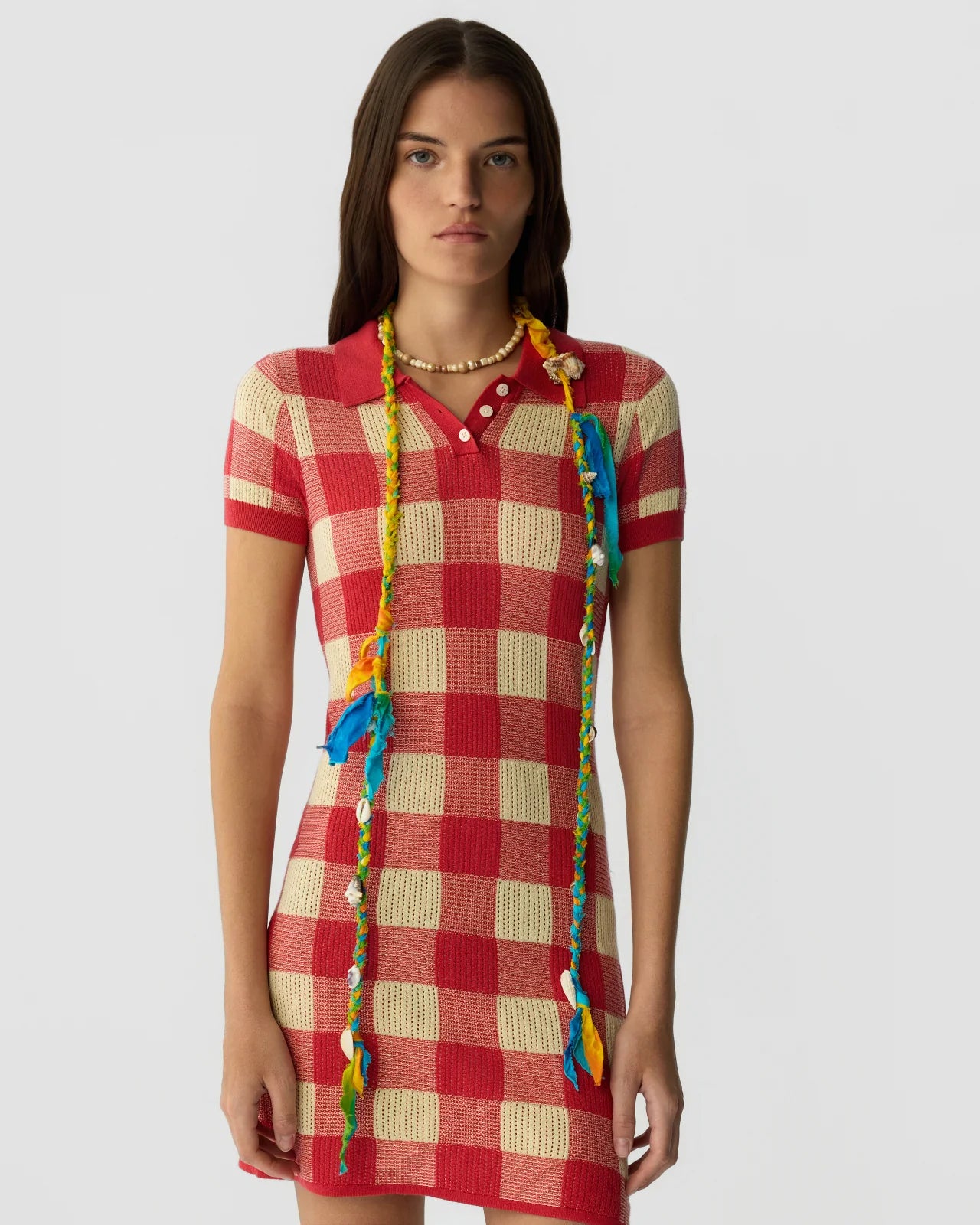 Guest in Residence Gingham Polo Dress