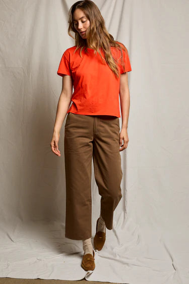 Perfect White Tee Pia Straight Leg Pant