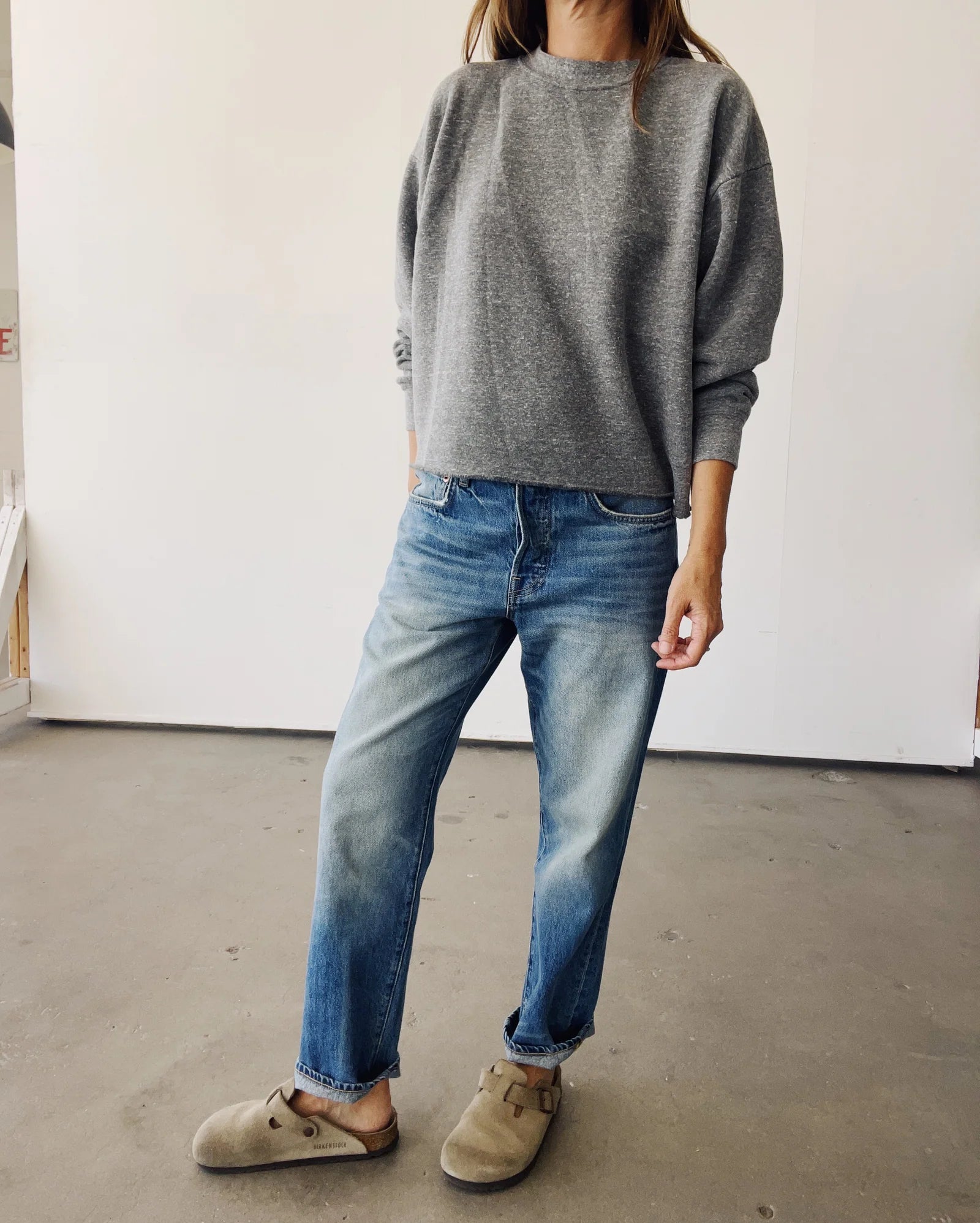 HEY GANG The Boxy Crop Sweatshirt