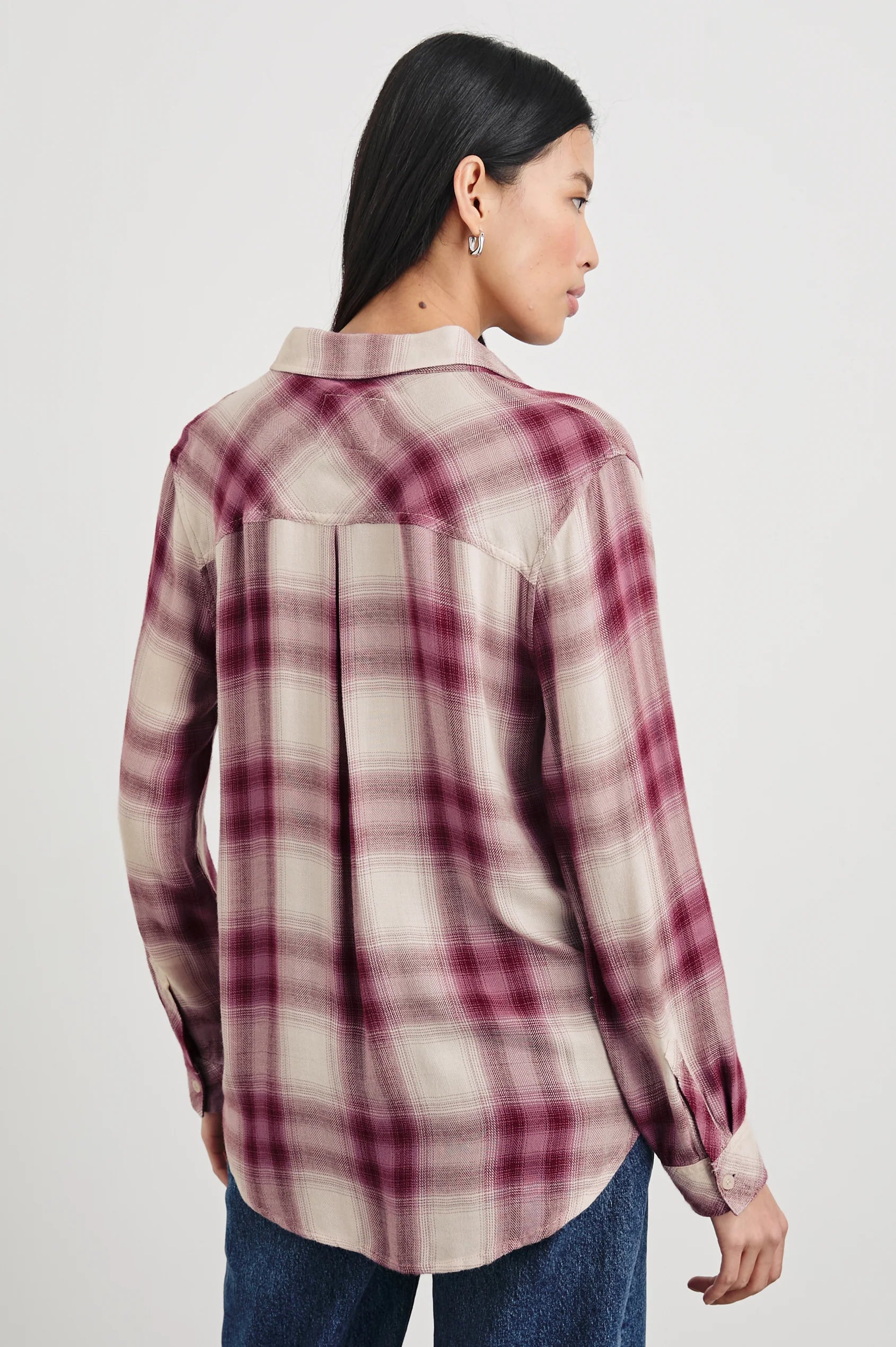 Rails Hunter Shirt - Faded Plum 7725