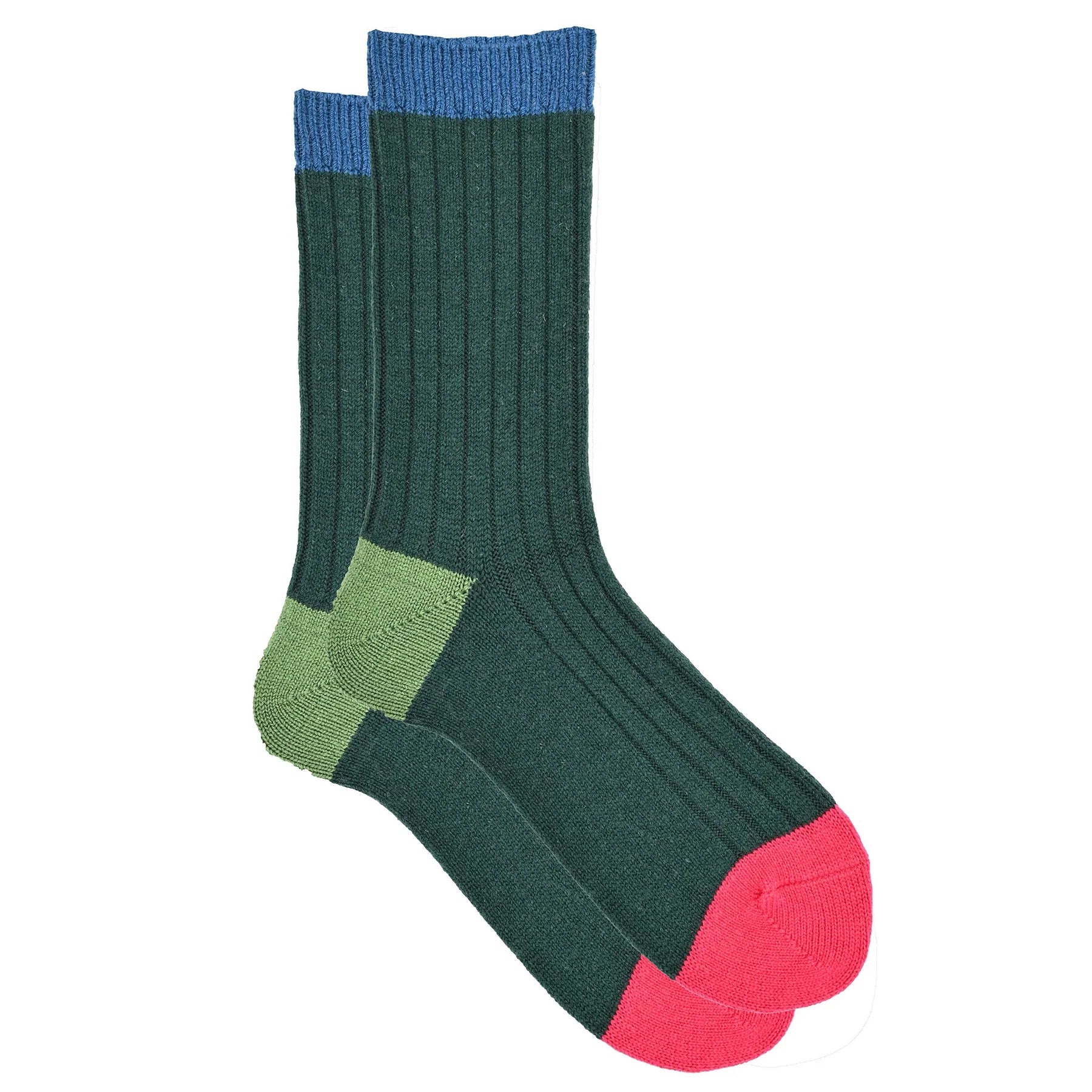 ILUX Trina Ribbed Crew Sock