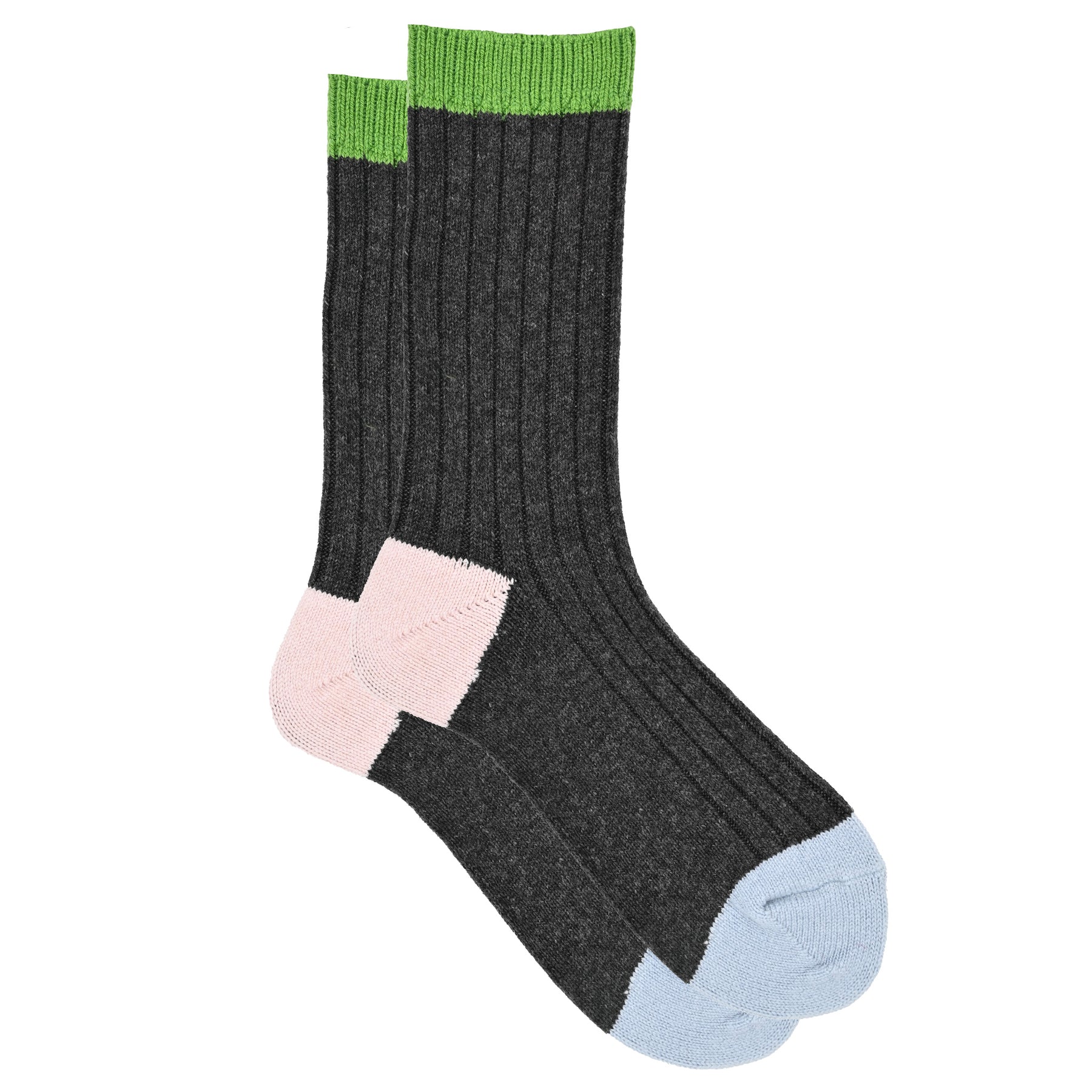 ILUX Trina Ribbed Crew Sock