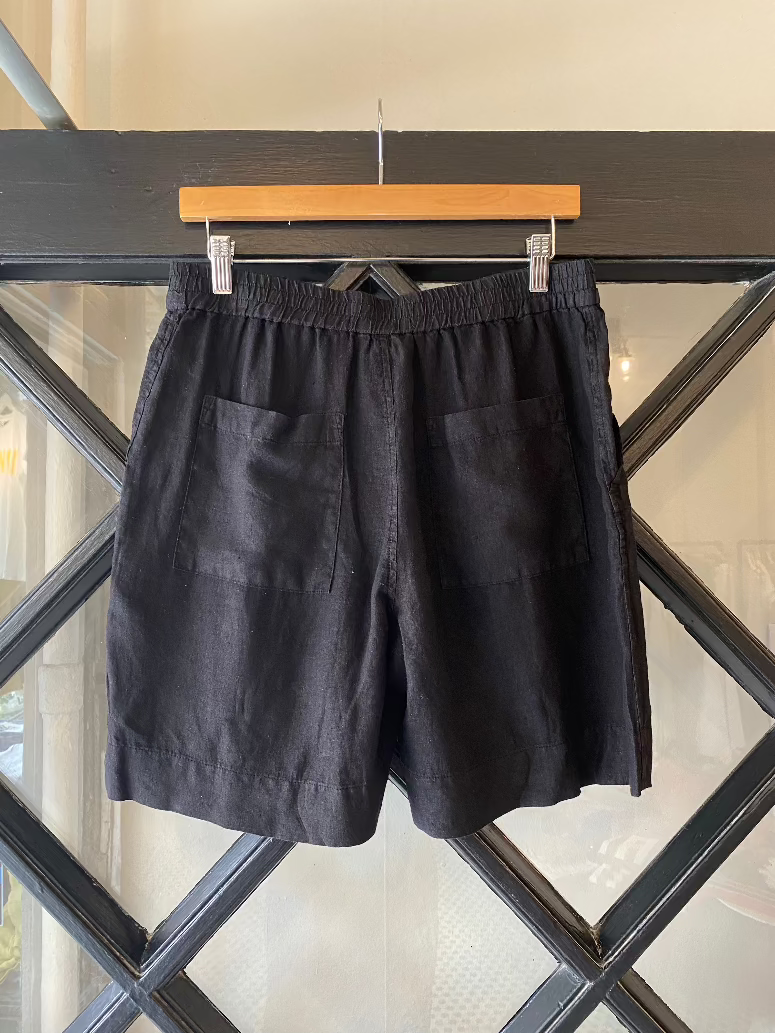 Velvet Francis Long Linen Short