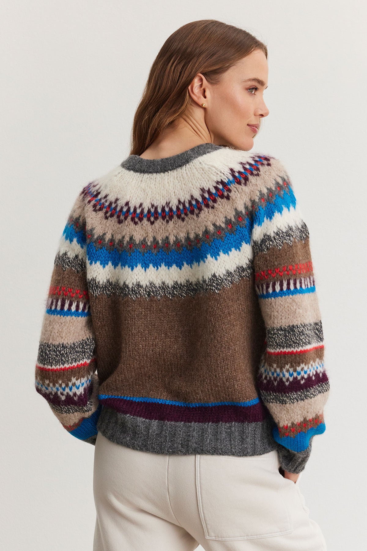 Velvet Kella Fairisle Crew