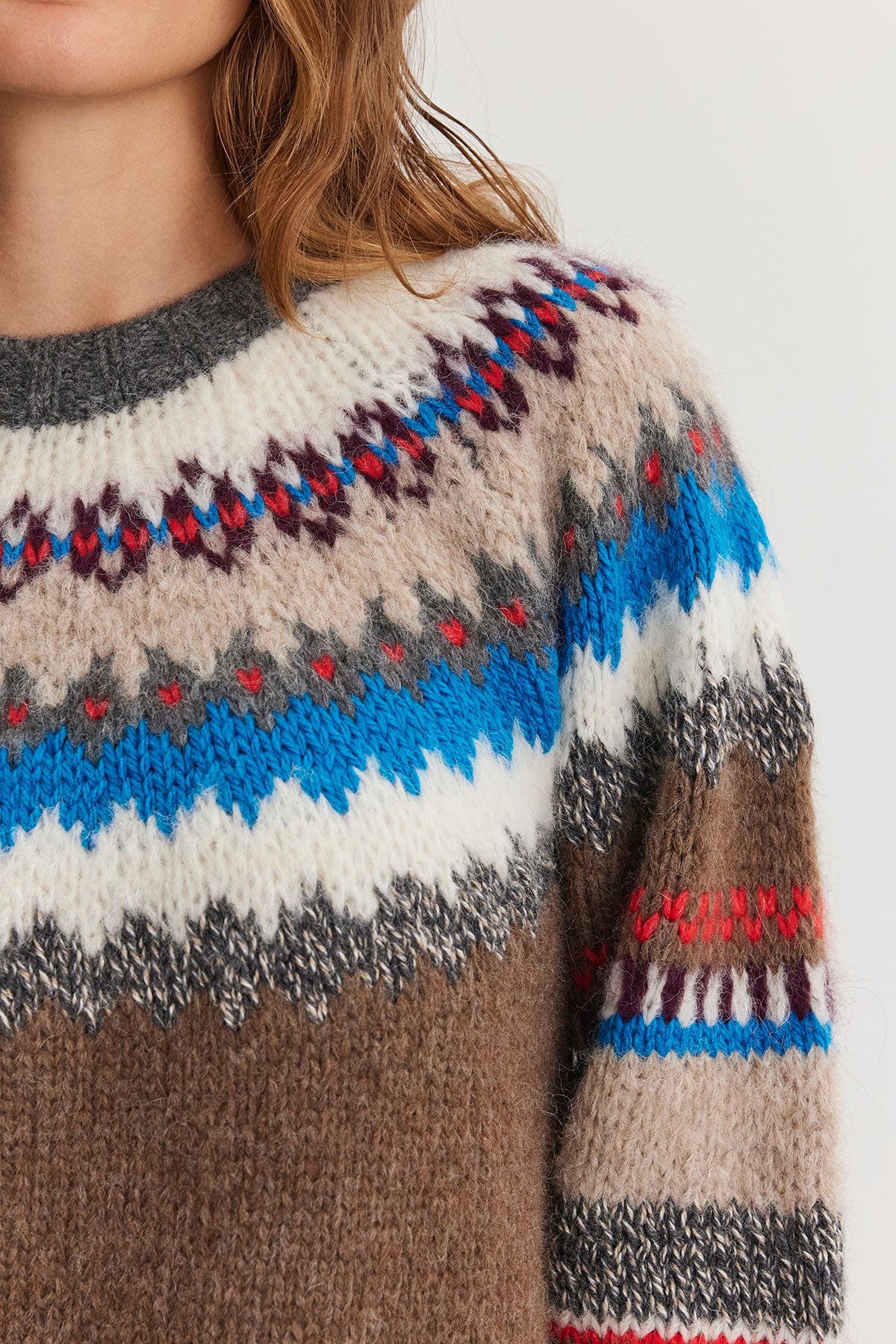 Velvet Kella Fairisle Crew