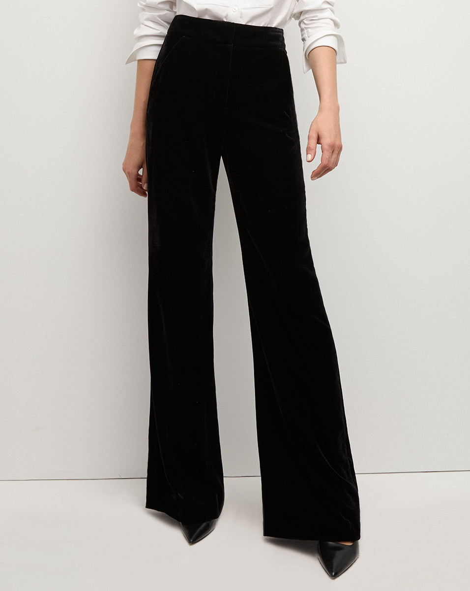 Veronica Beard LeBone Velvet Pant 156378