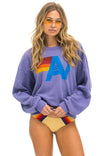 Aviator Nation Logo Relaxed Crew Sweatshirt