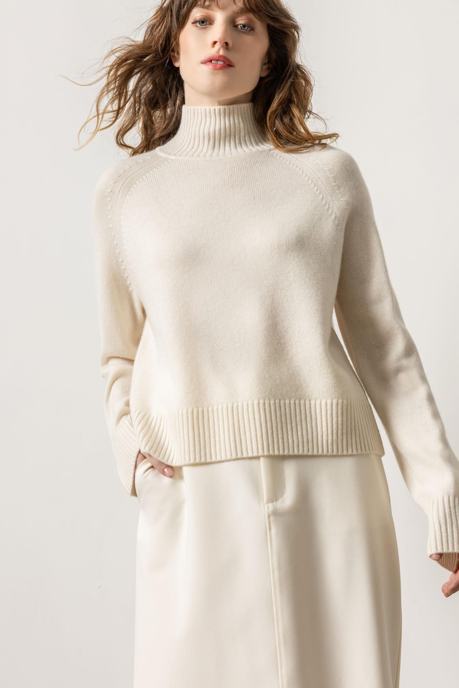 Lilla P Full Sleeve Turtleneck Sweater PA2742