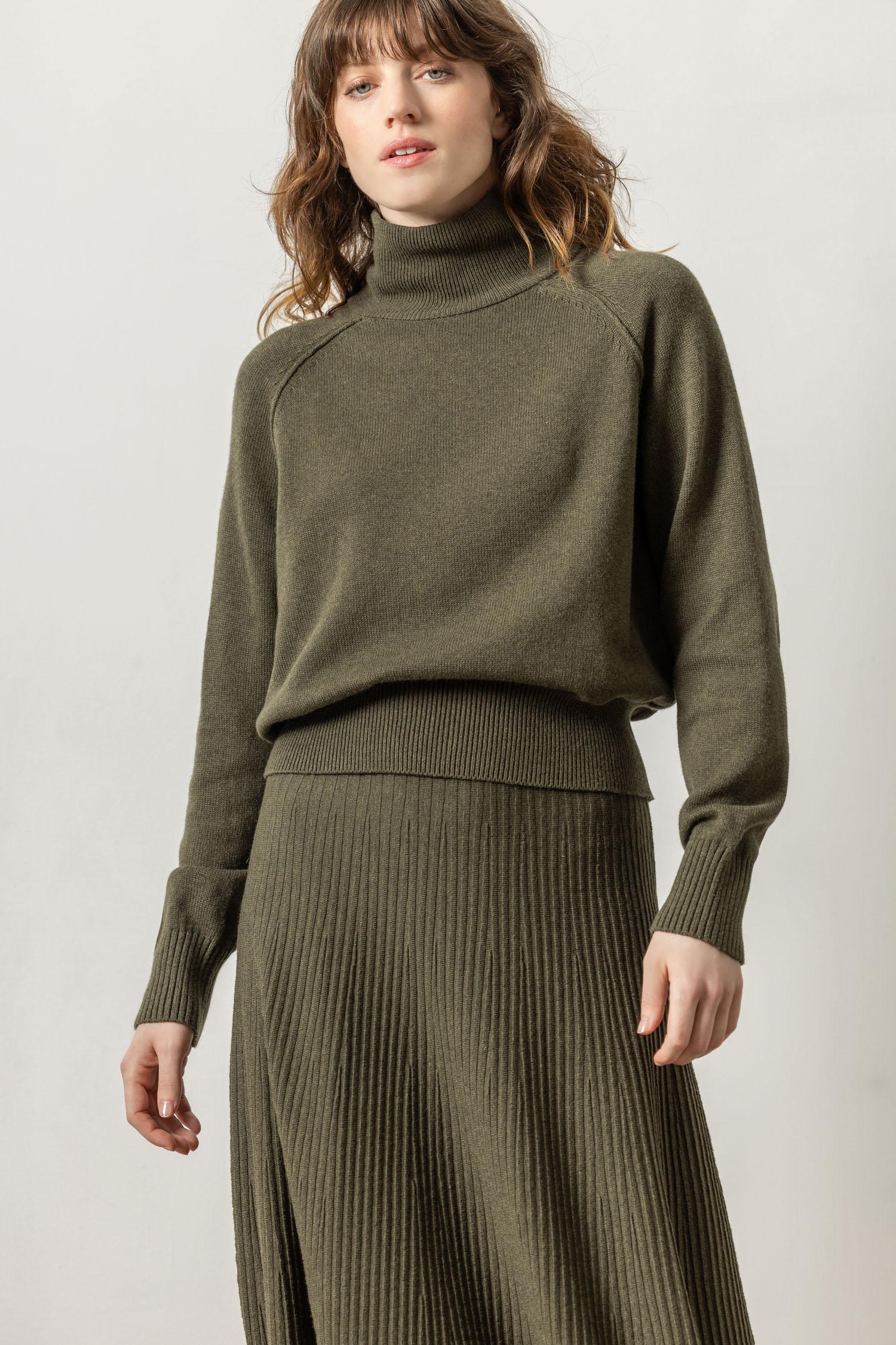 Lilla P Raglan Turtleneck Sweater PA2770