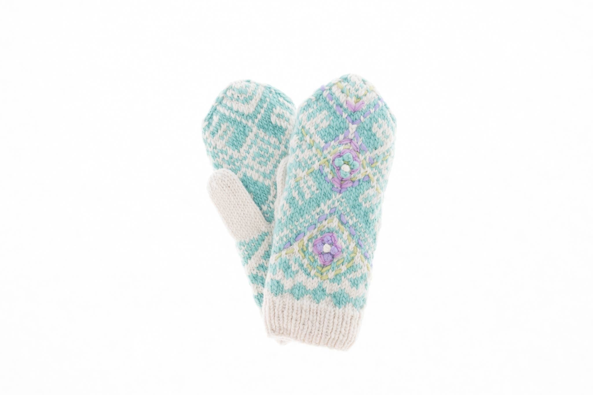 French Knot Ingrid Mittens