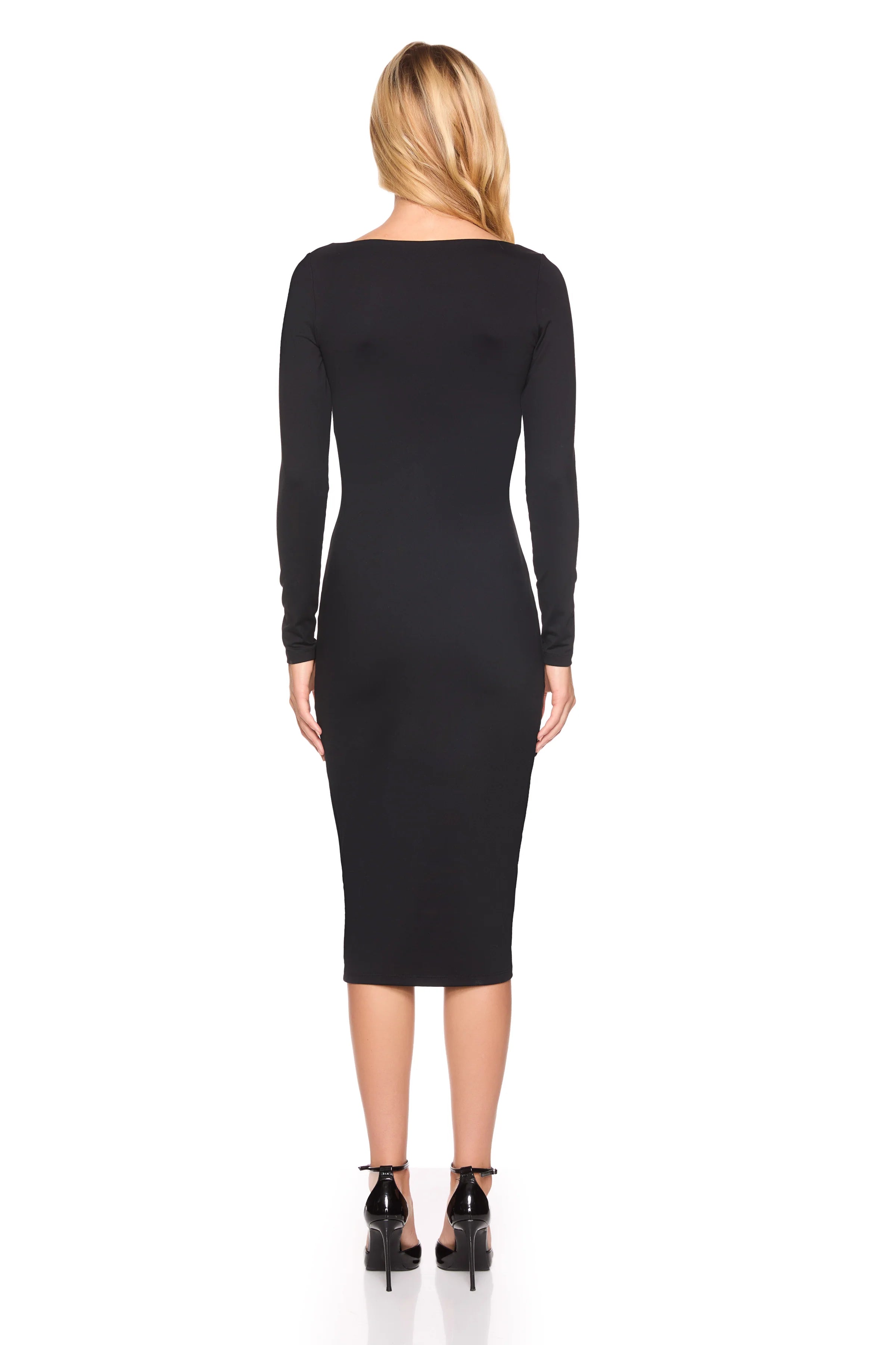 Susana Monaco Scoop Square Midi Dress D02338