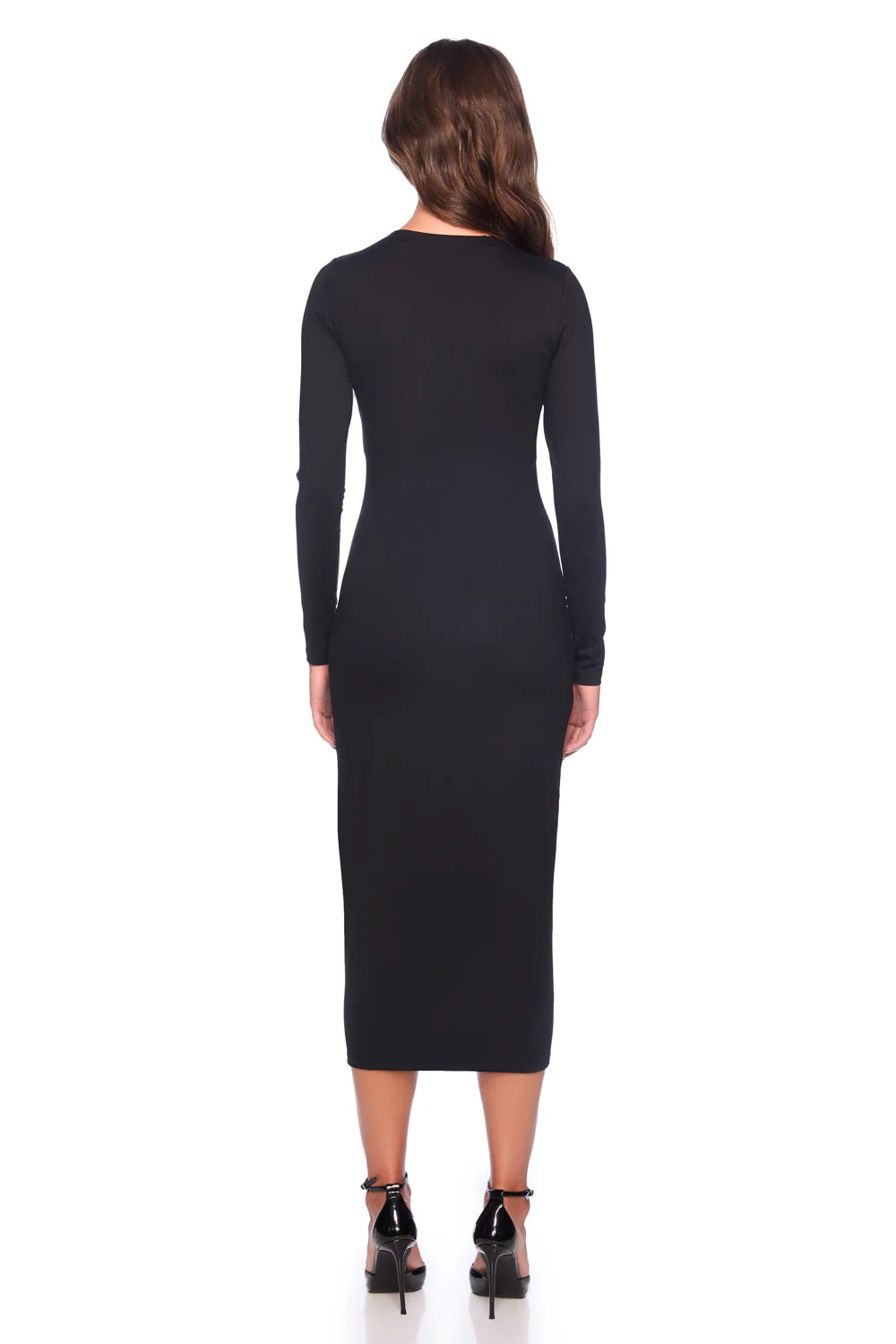 Susana Monaco Crew Neck Midi Dress D02360