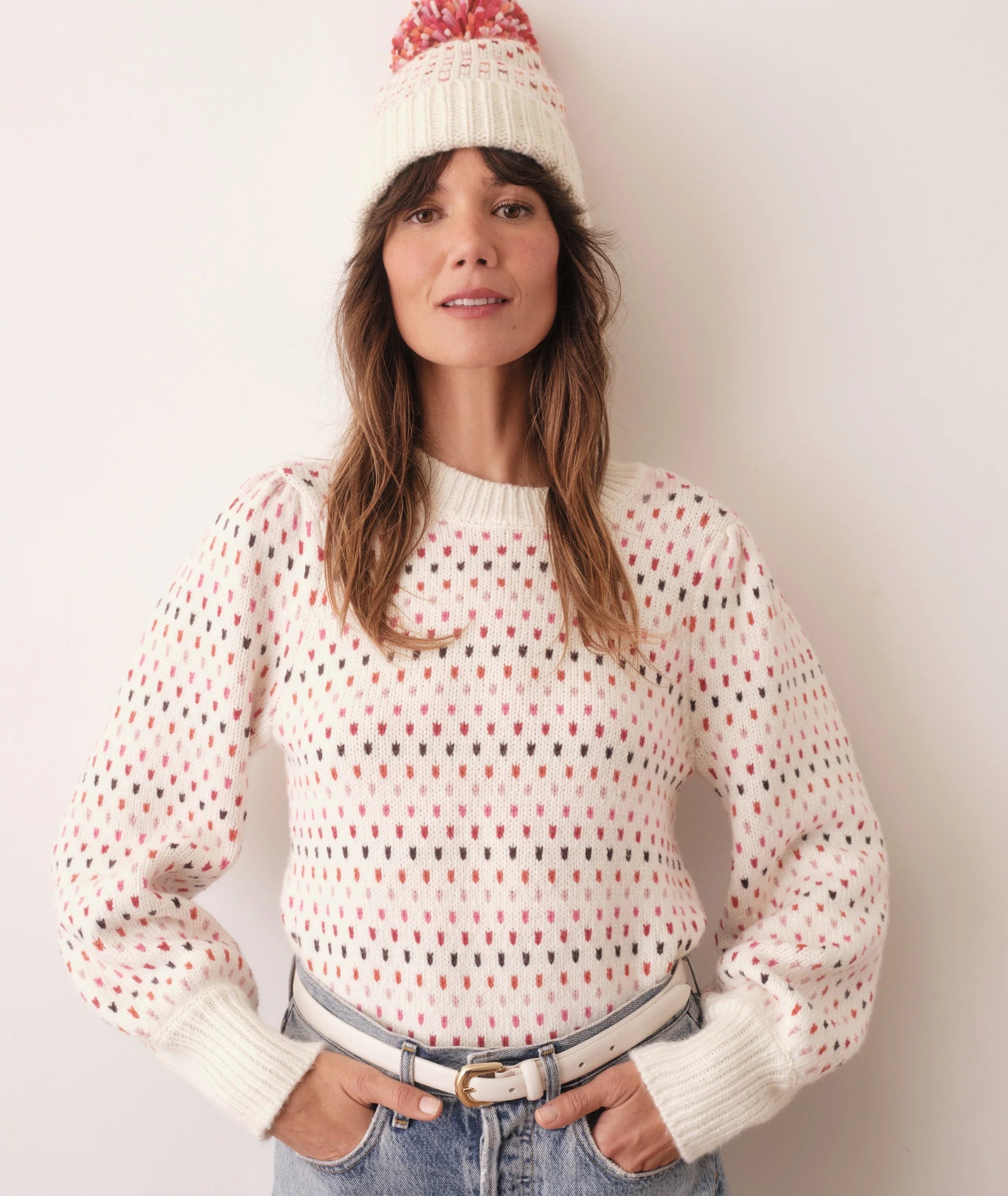 Marine Layer Alma Puff Sleeve Sweater