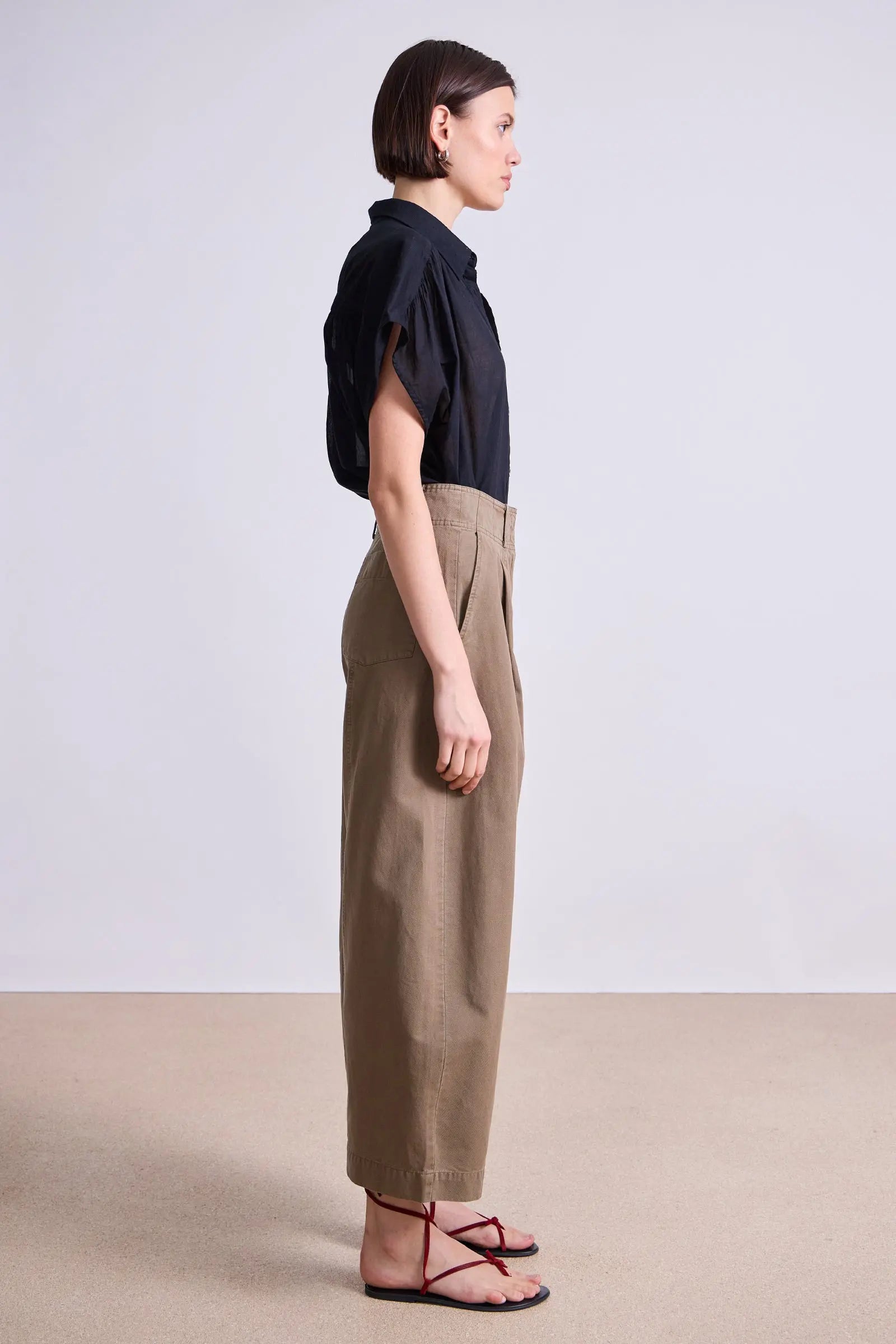 Apiece Apart Cropped Cybil Trouser