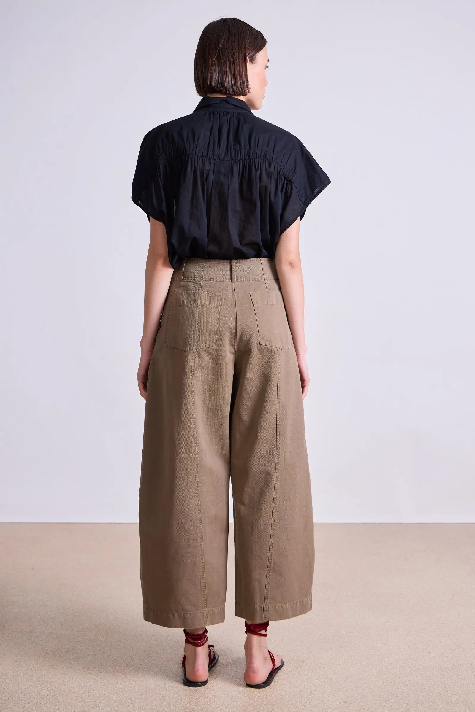 Apiece Apart Cropped Cybil Trouser