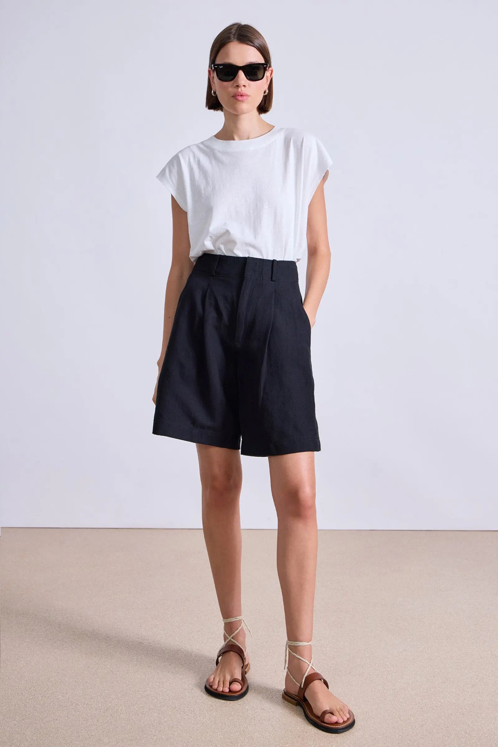 Apiece Apart Bari Midi Short