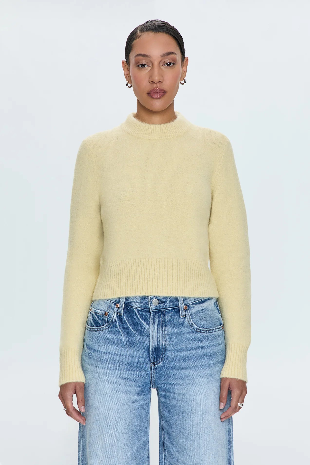 Pistola Sara Shrunken Crewneck Sweater