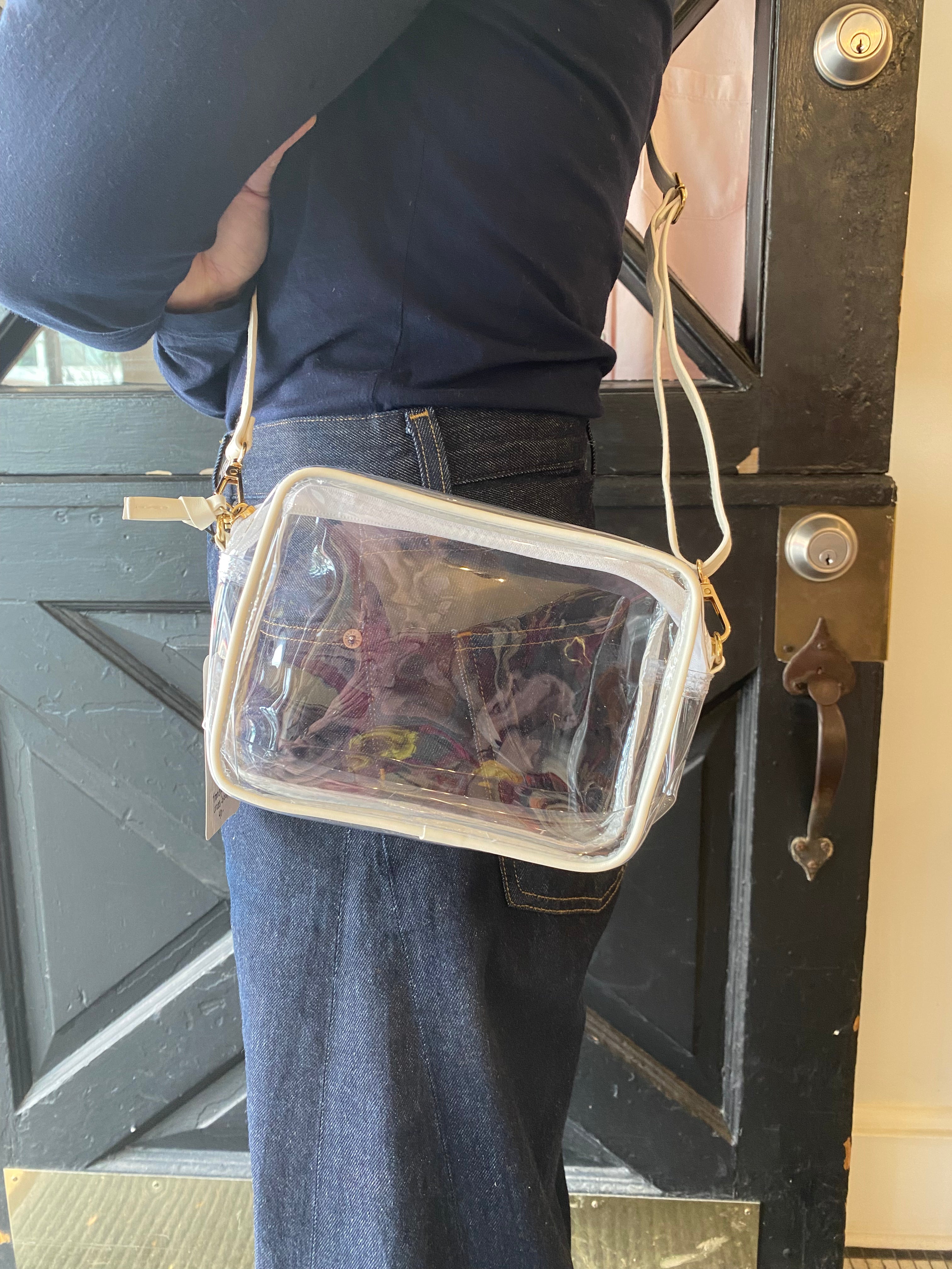 Catherine's Game Day Transparent Cross Body Bag