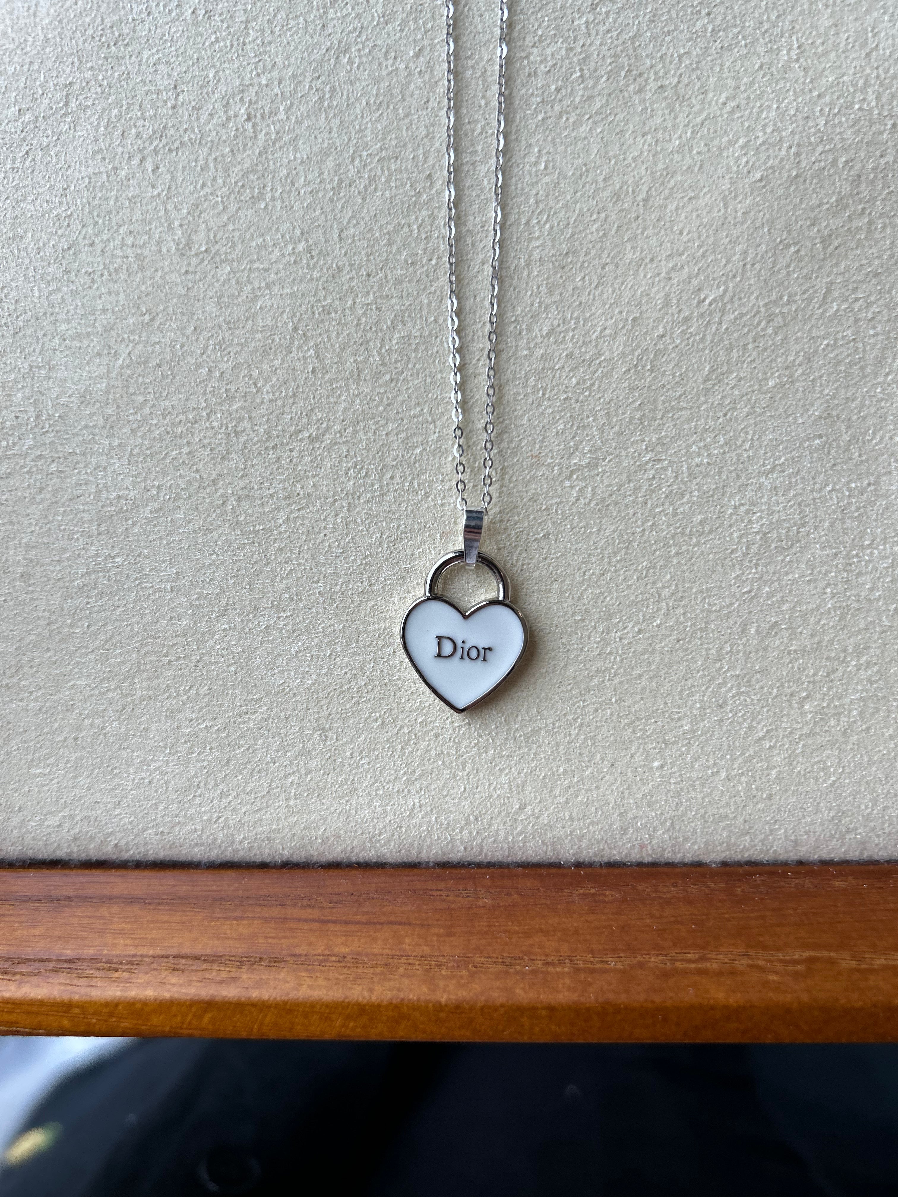 Luxury Upcycled 925 Sterling Silver Flat Cable Heart Necklace 1037