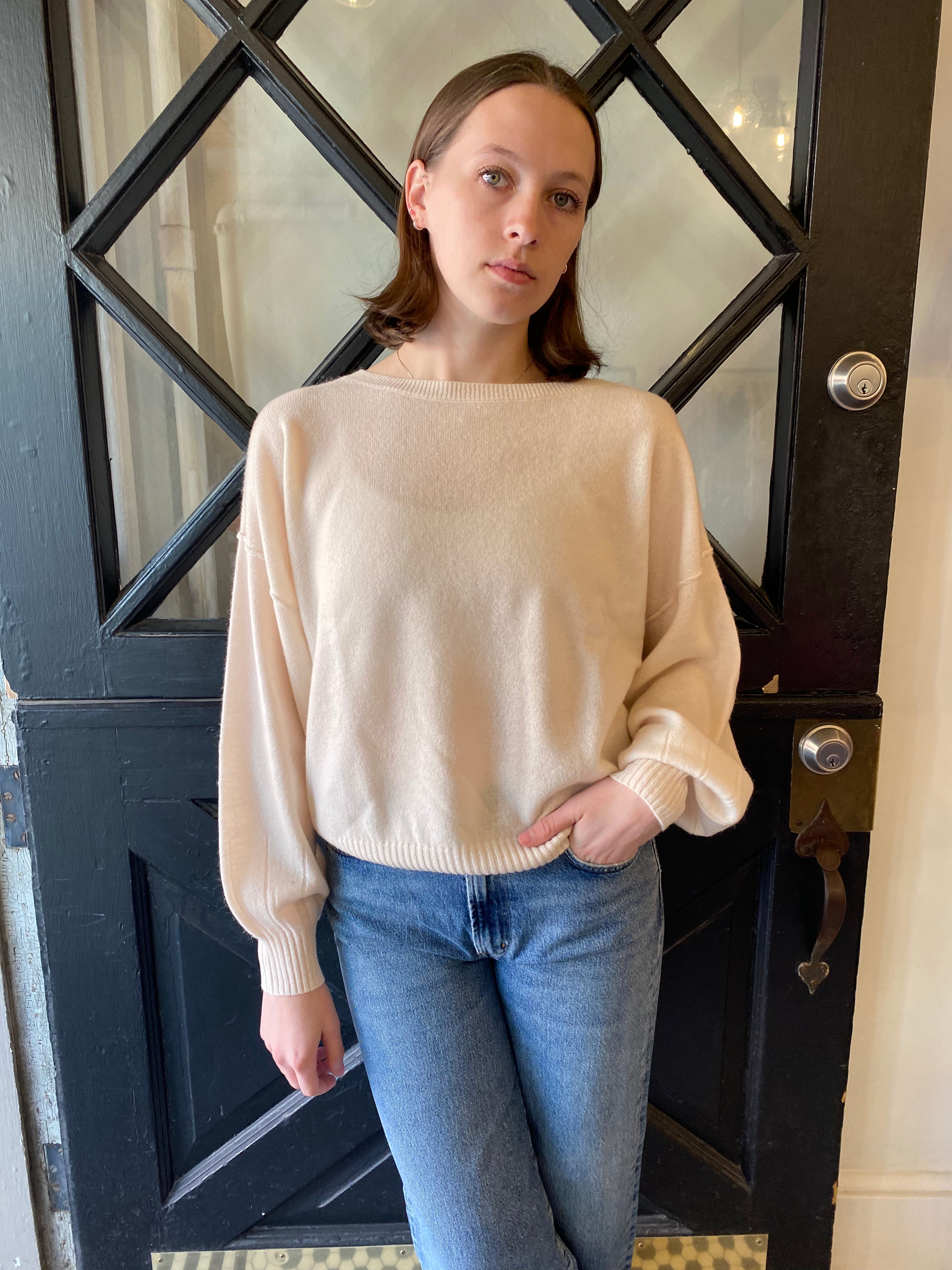 Catherine's Private Label Abby Balloon Cashmere Sweater