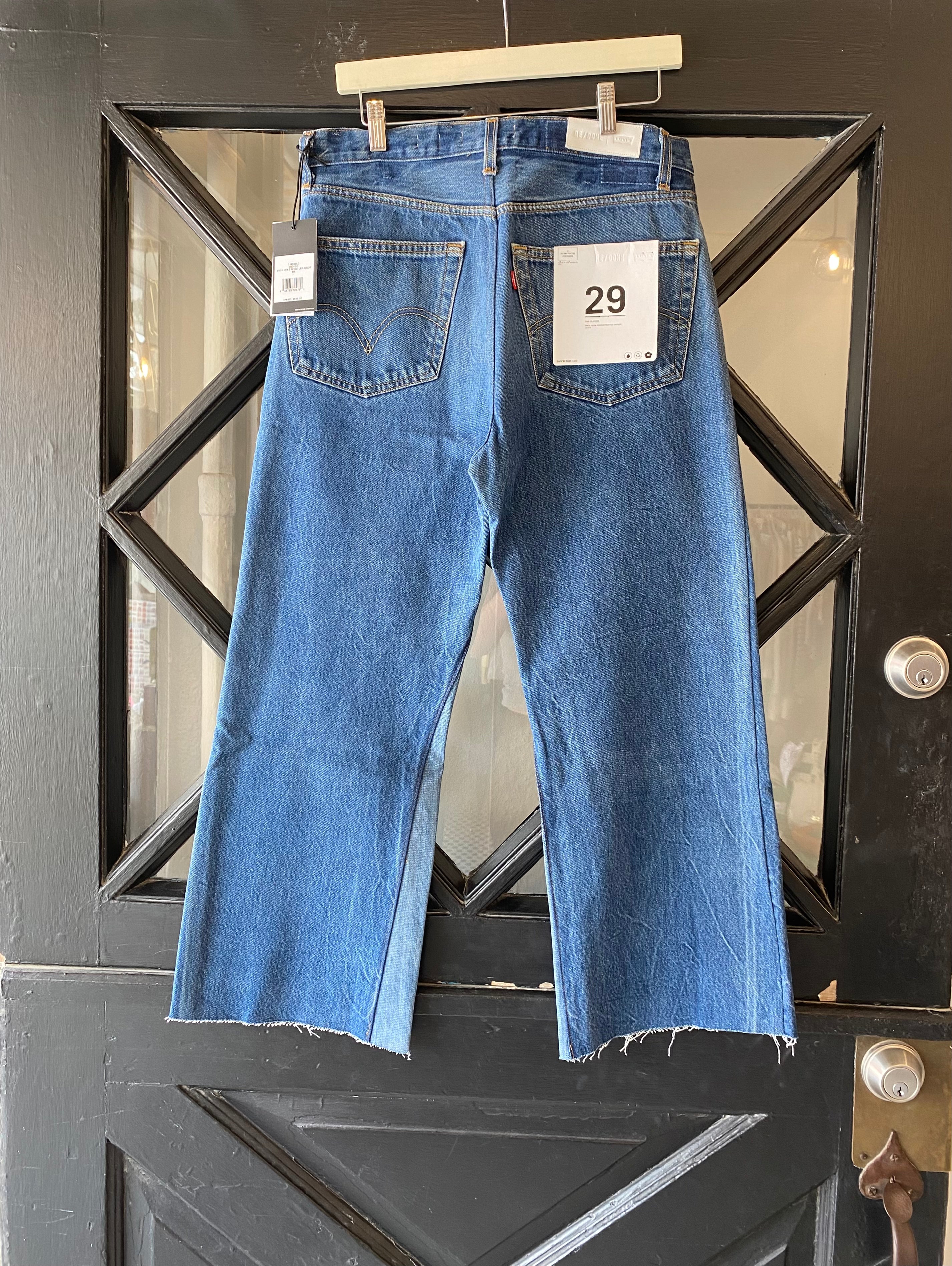 RE/DONE Levis High Rise Wide Leg Crop 1120WLC