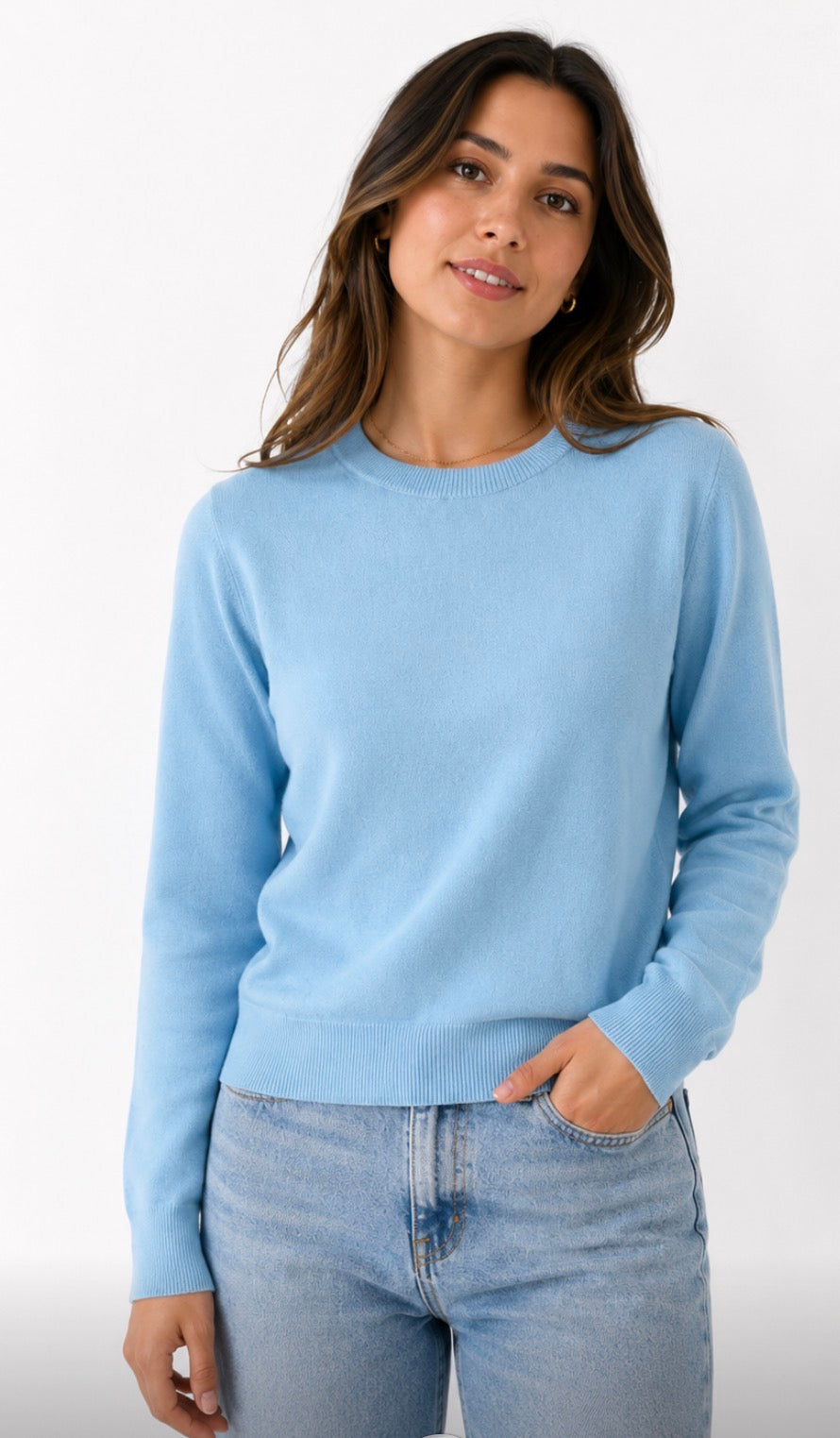 White + Warren Cashmere Crew 21085