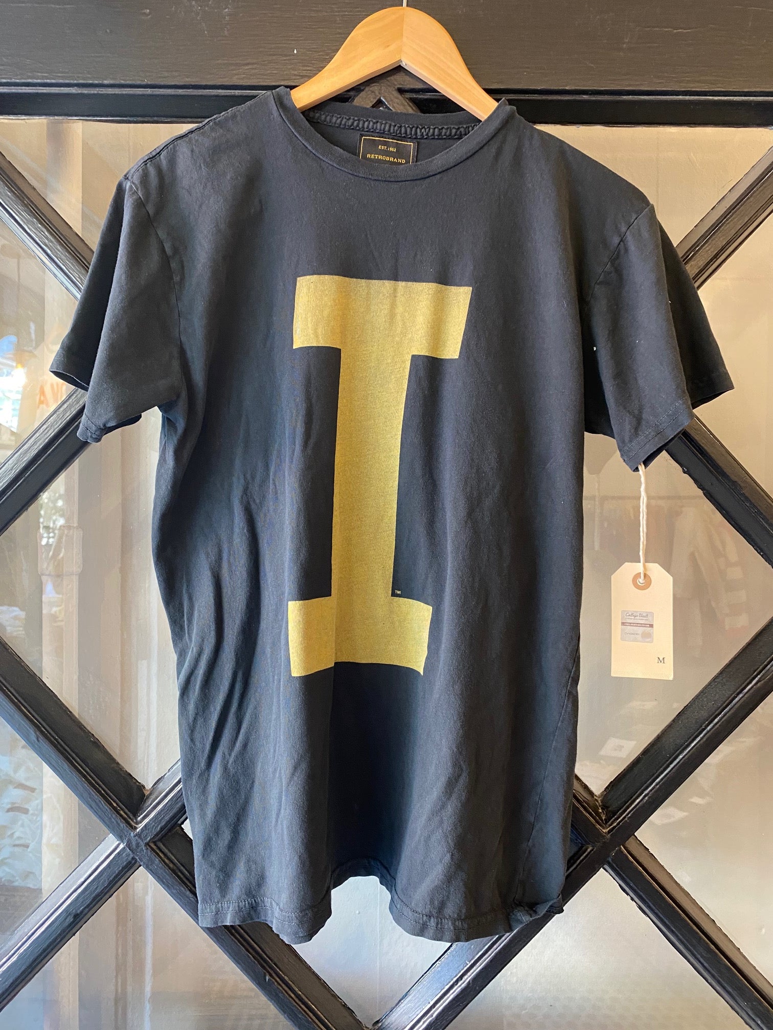 Retro Brand Varsity Collegiate "I" Iowa Tee