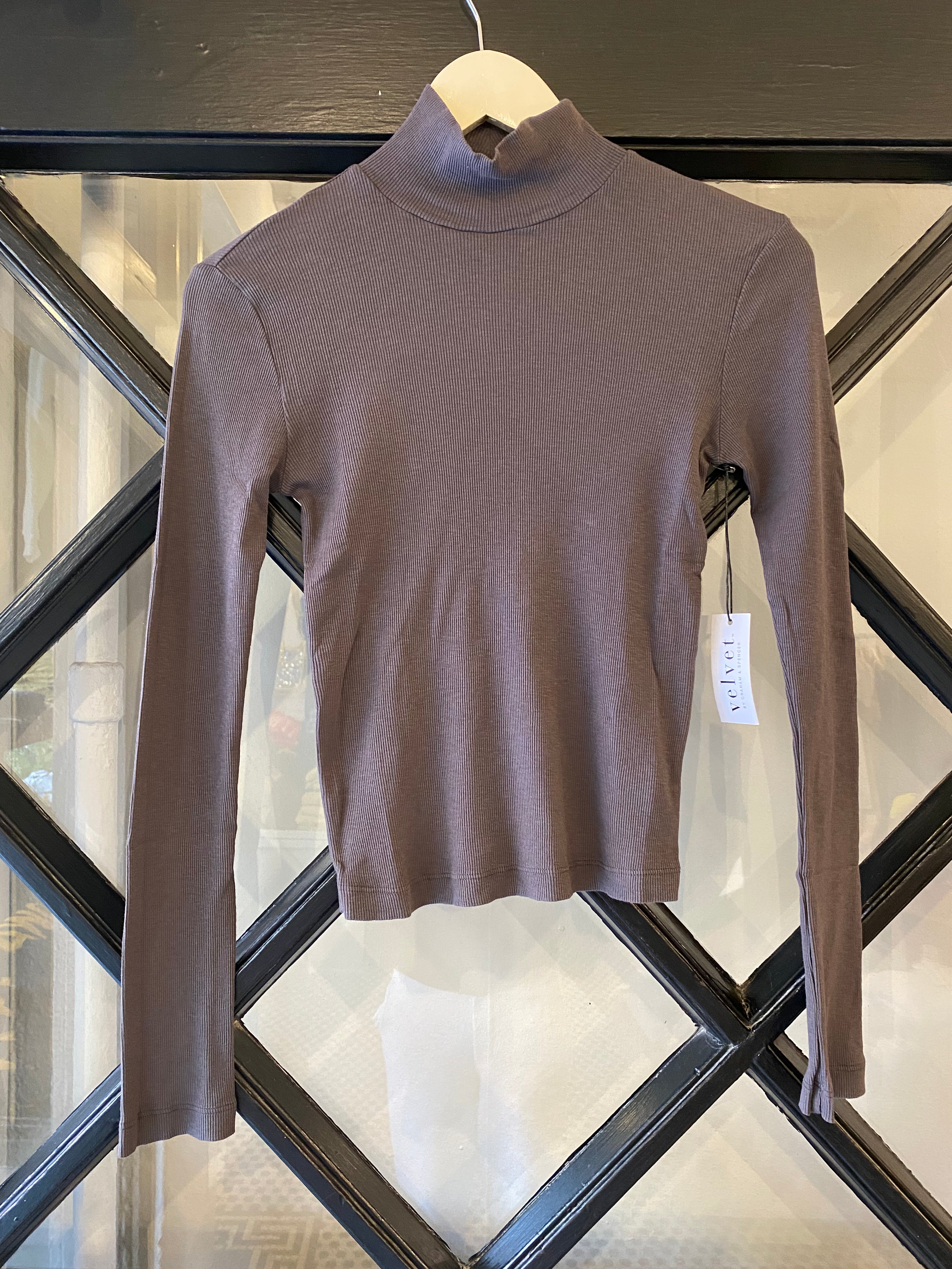 Velvet Adrian Long Sleeve Turtleneck