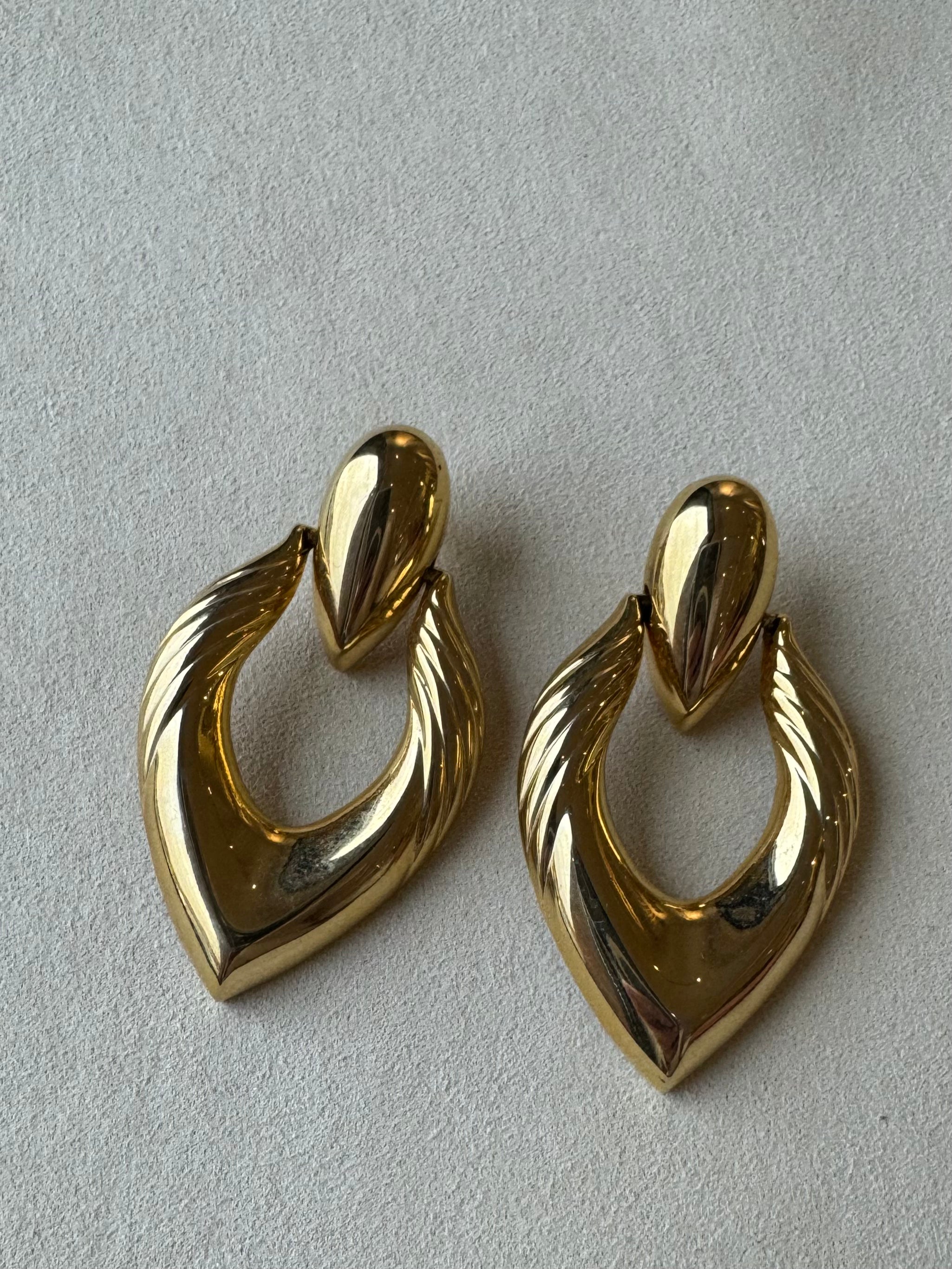 Paris Flea Market #7 Gold Earrings