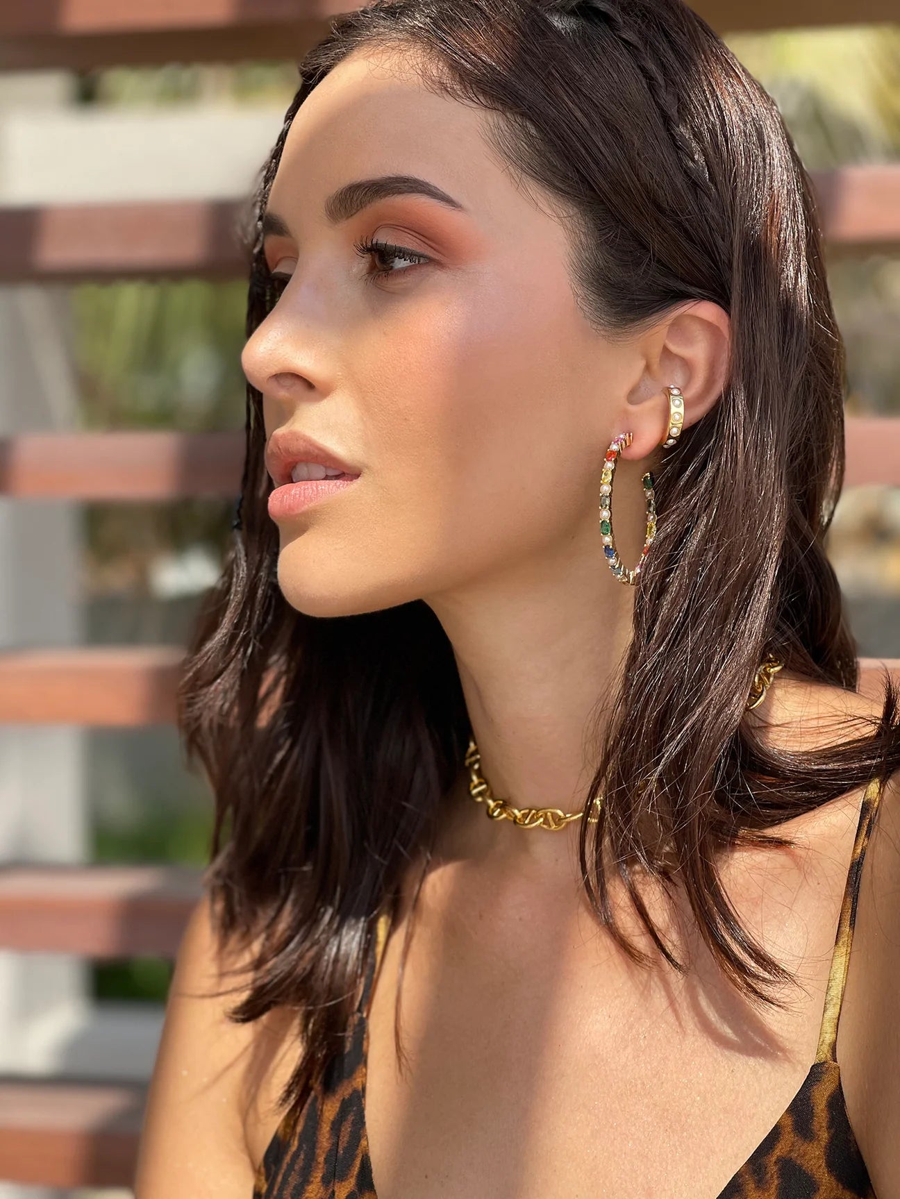 Celeste Starre Tahitian Rainbow Earrings