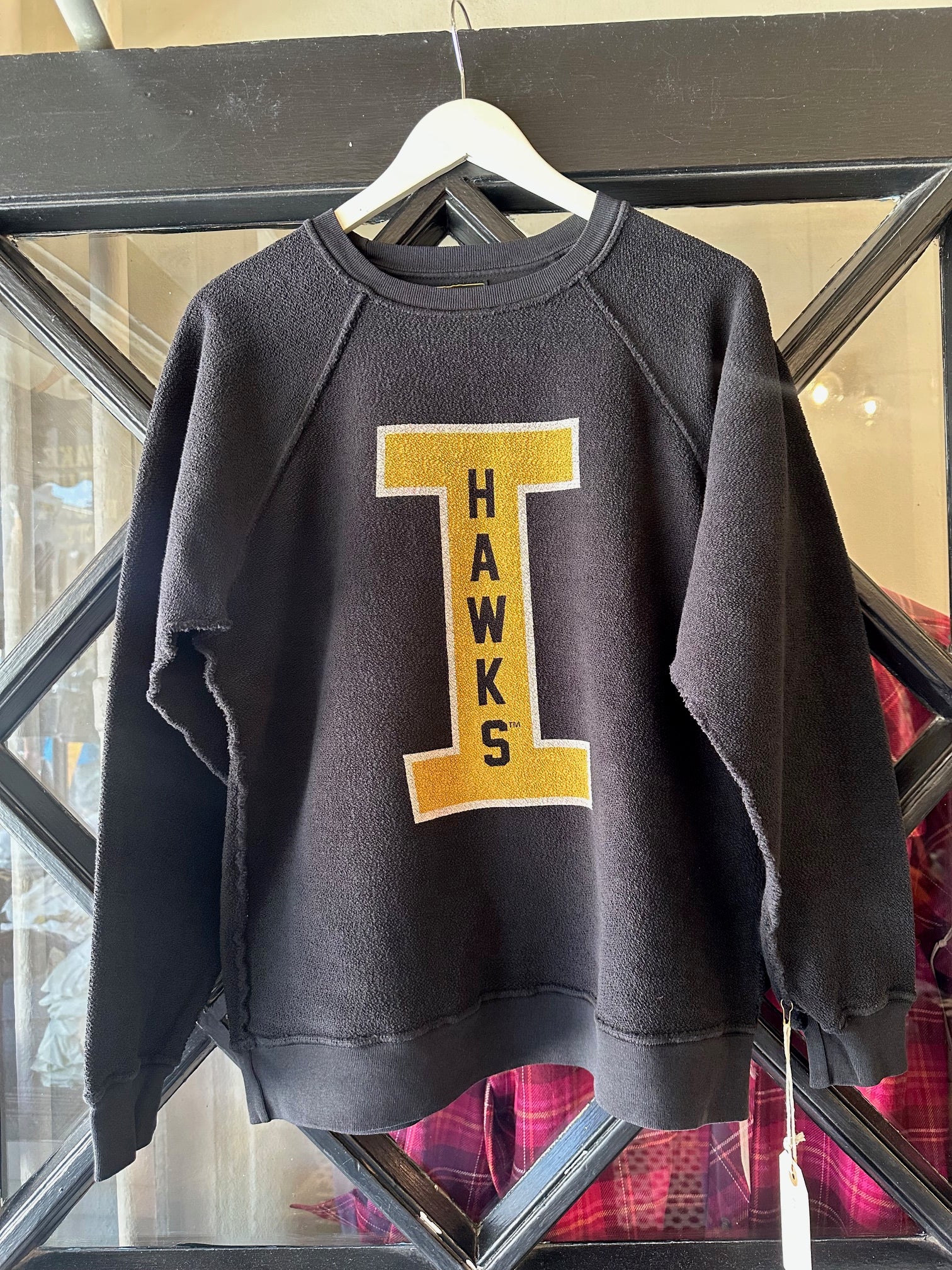 Retro Brand Inside Out Hawk "I" Full Length Sweatshirt