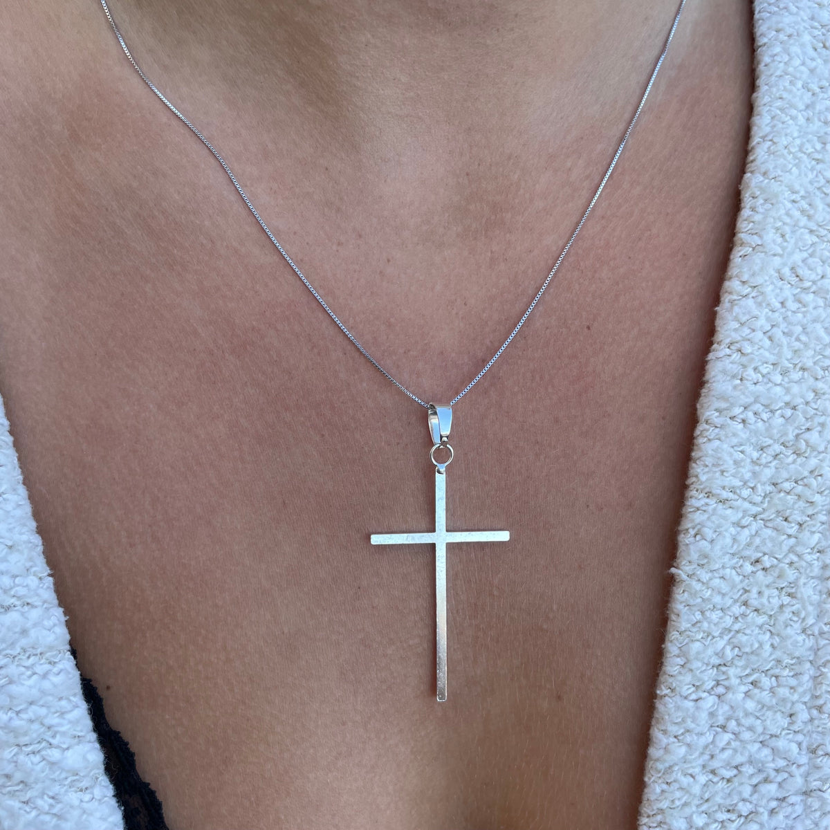 Joy Dravecky Vigil Cross Necklace