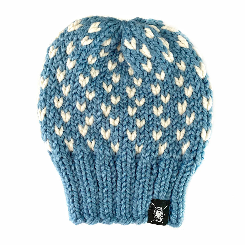 Nickichicki Zero Waste: Tiny Hearts Slouchy Beanie